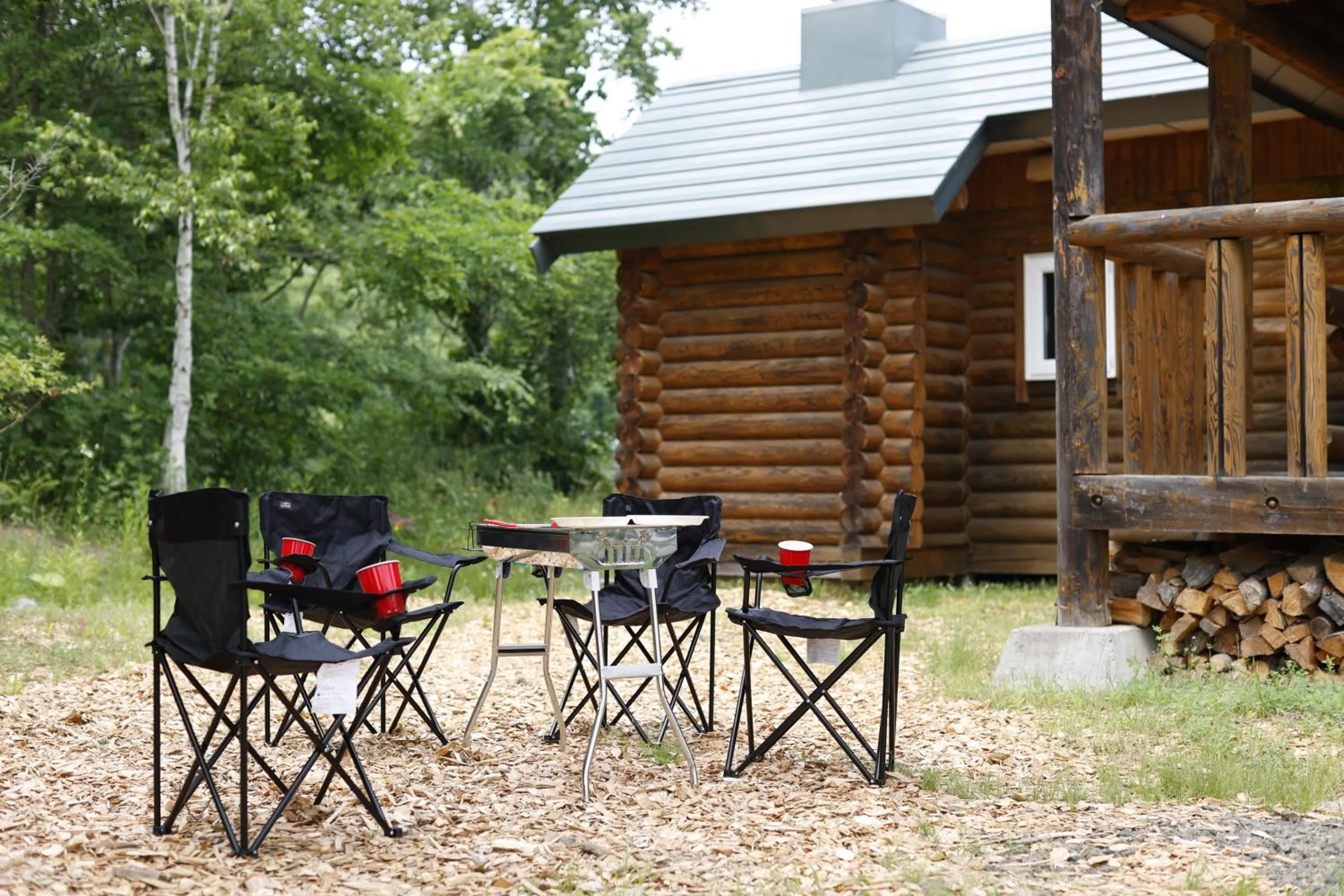 BBQ facilities in The LODGE ABASHIRI
