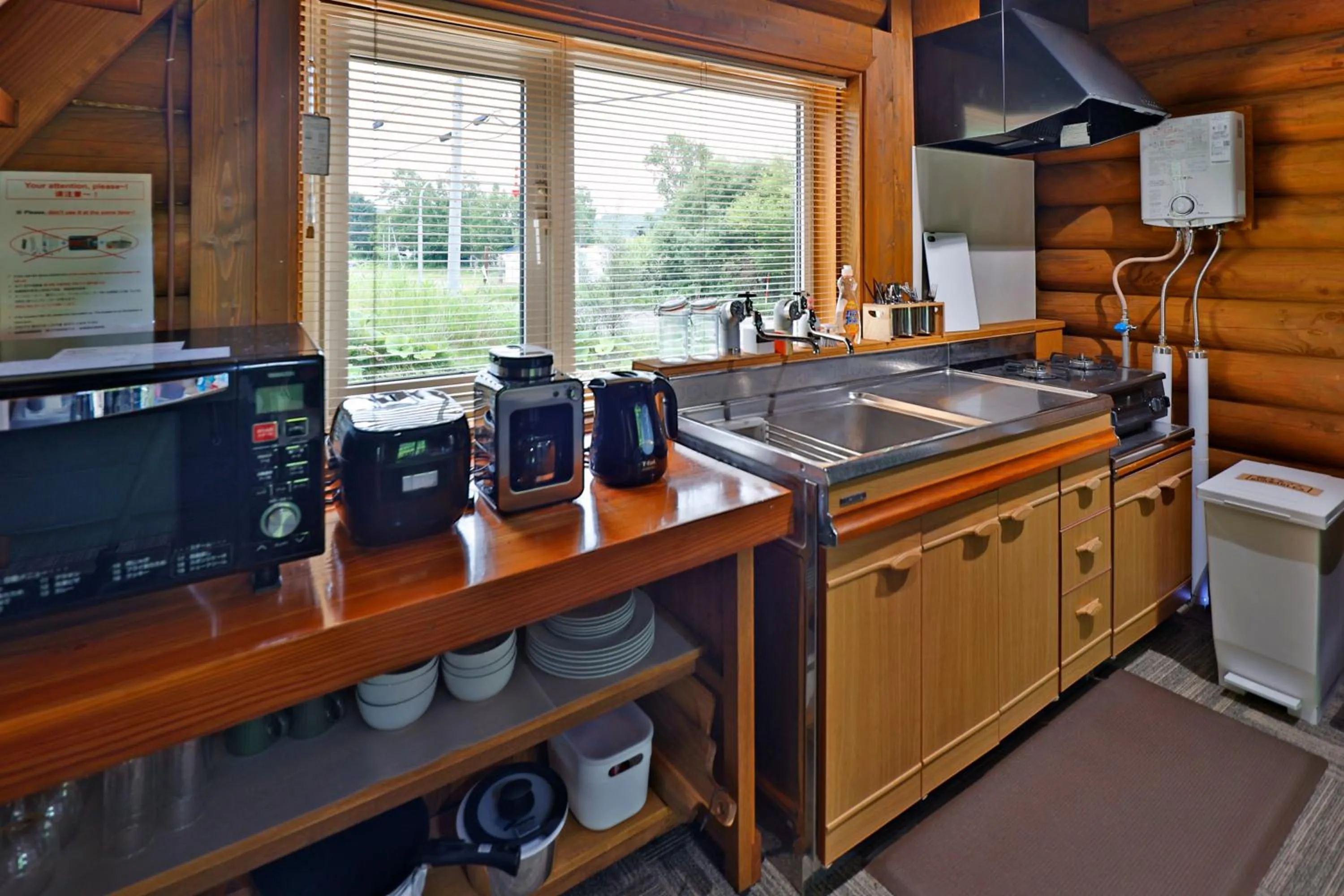 Kitchen or kitchenette in The LODGE ABASHIRI