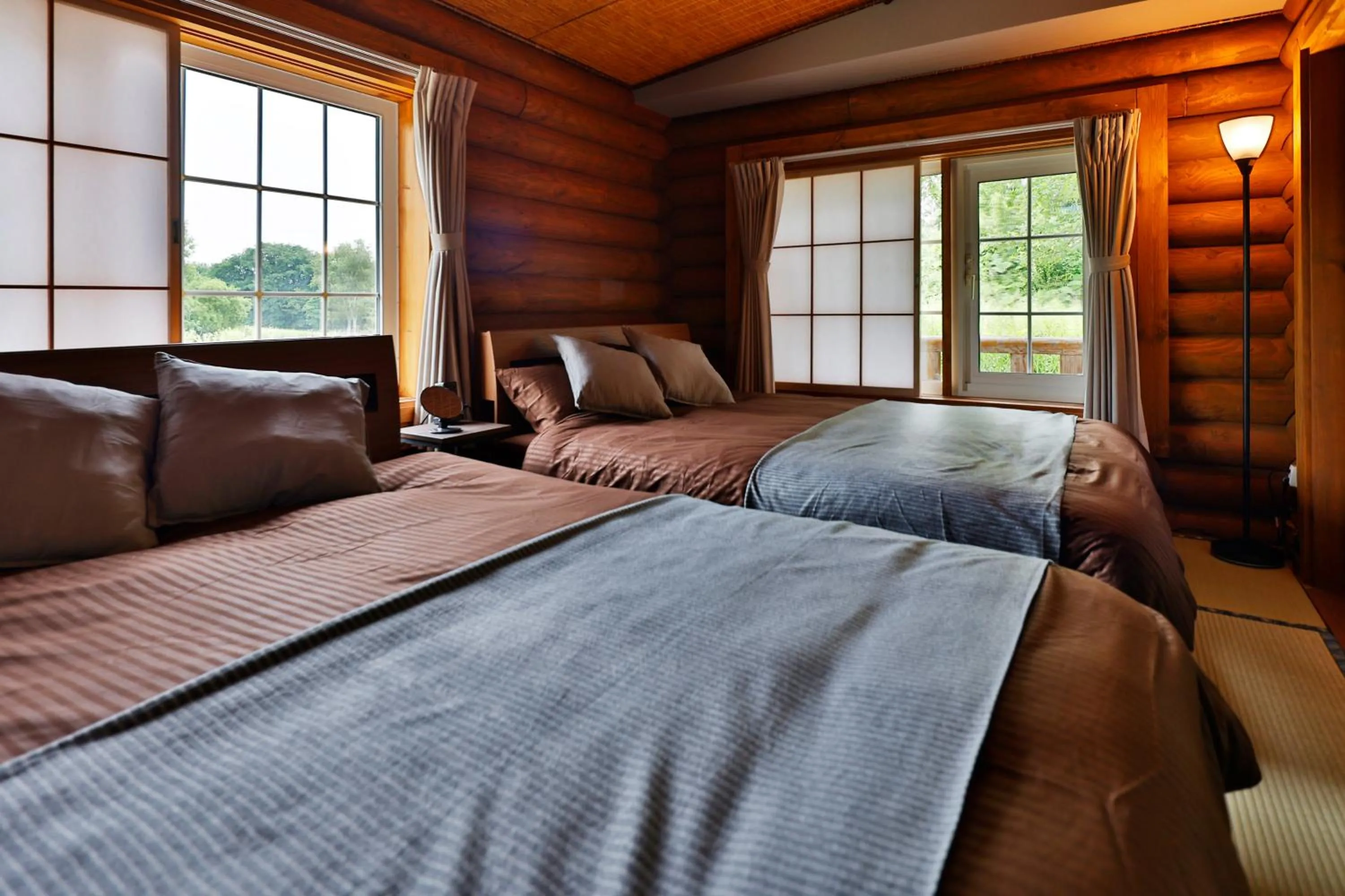 Bedroom, Bed in The LODGE ABASHIRI