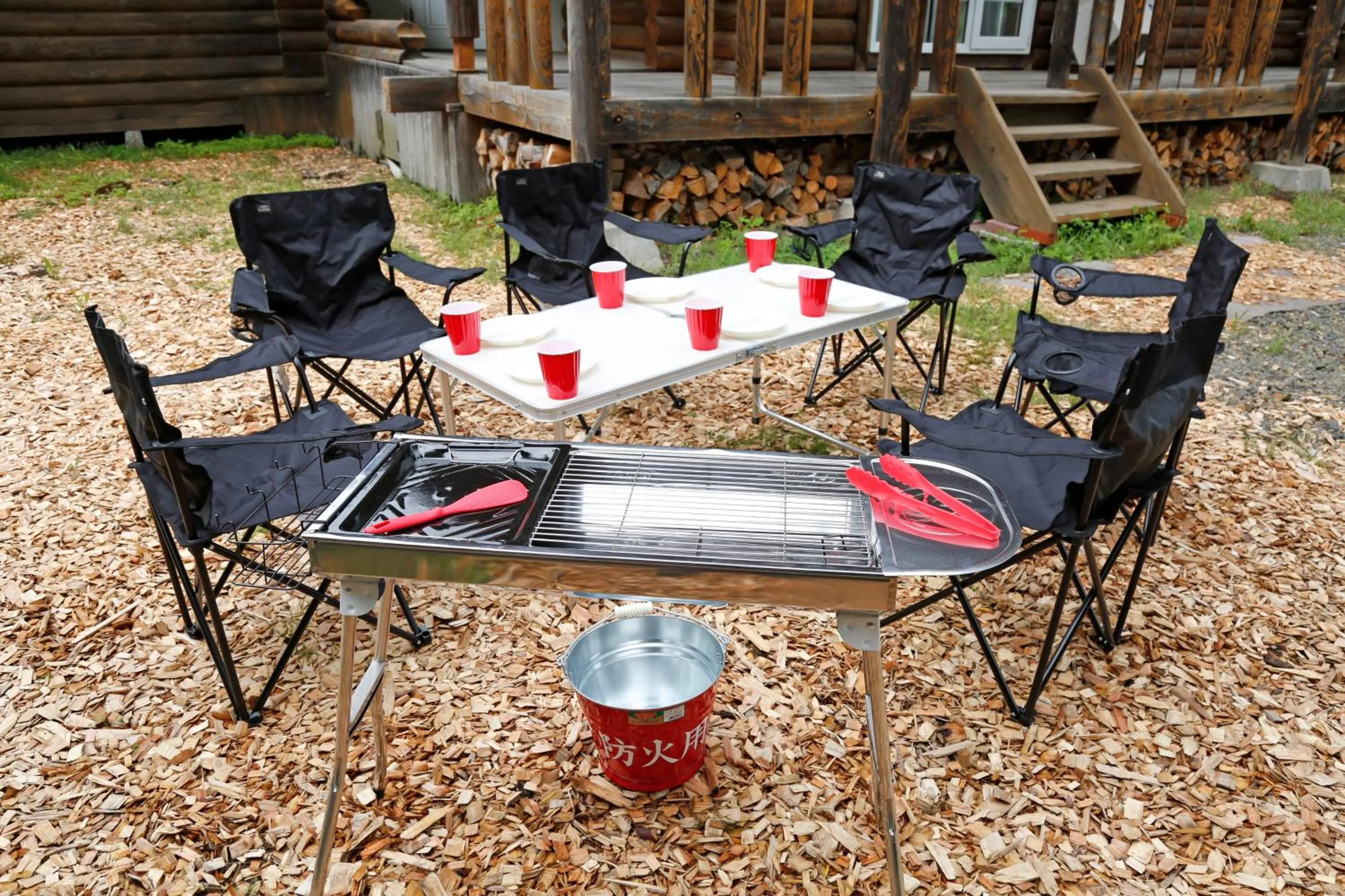 BBQ facilities in The LODGE ABASHIRI