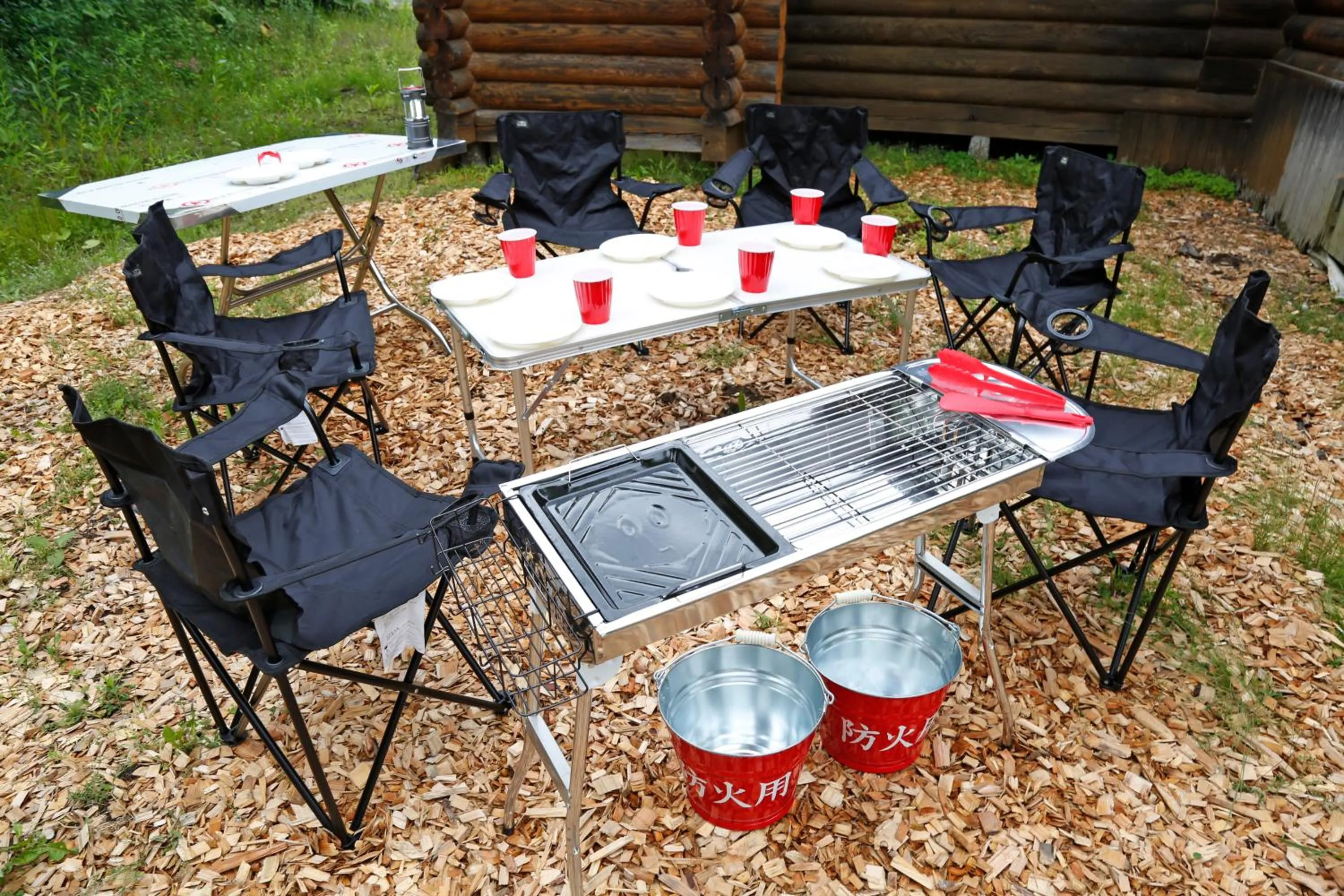 BBQ facilities in The LODGE ABASHIRI