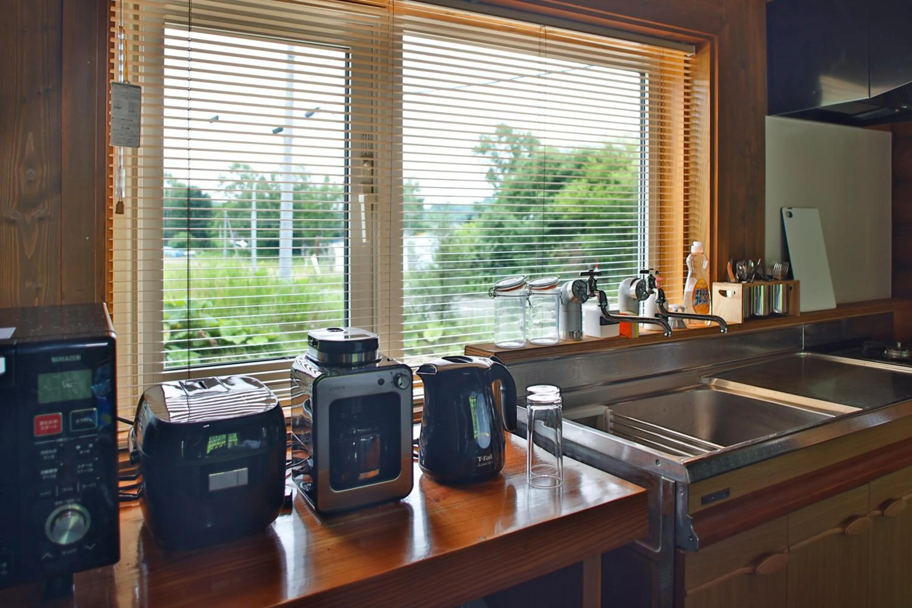 Kitchen or kitchenette in The LODGE ABASHIRI