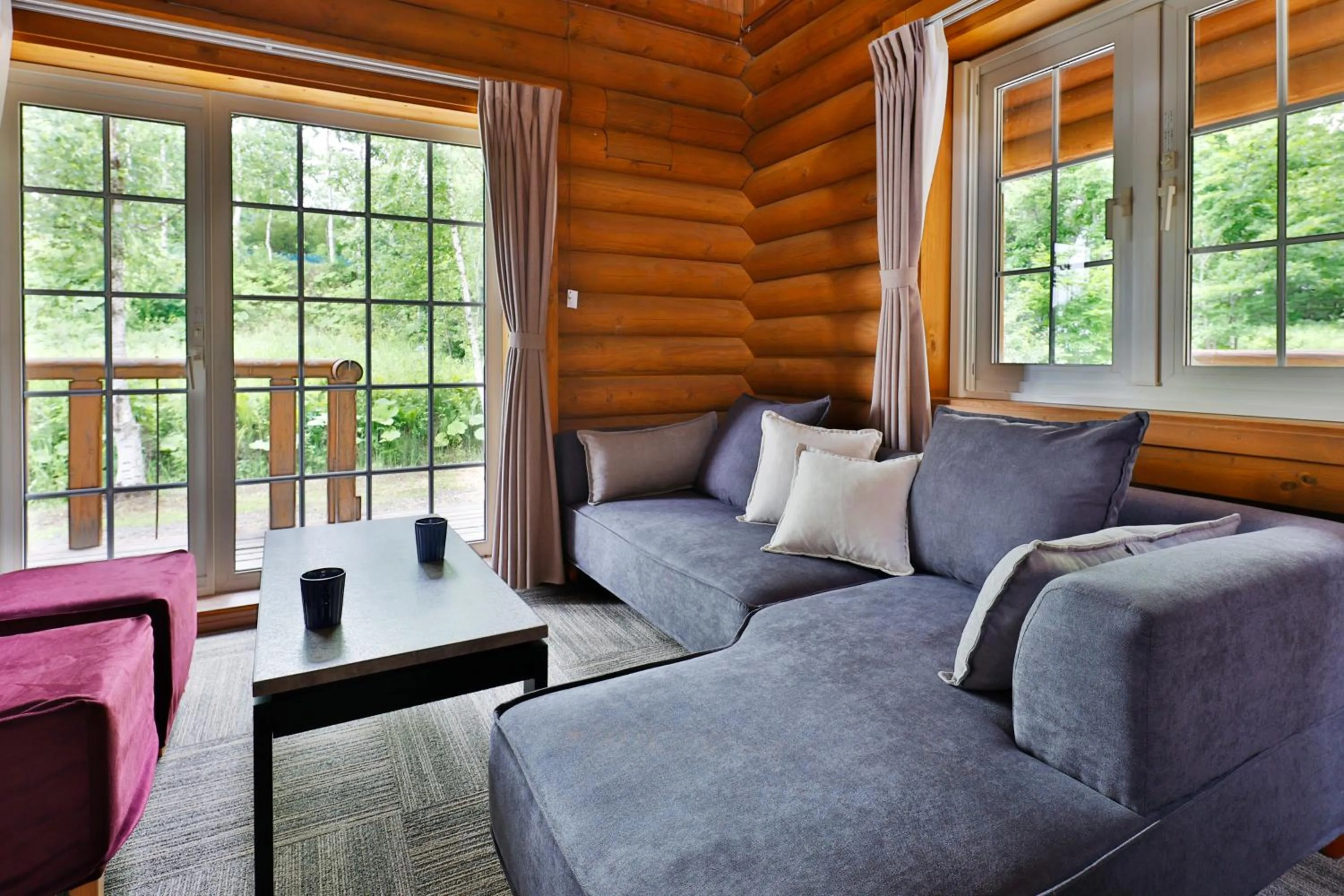 Living room in The LODGE ABASHIRI