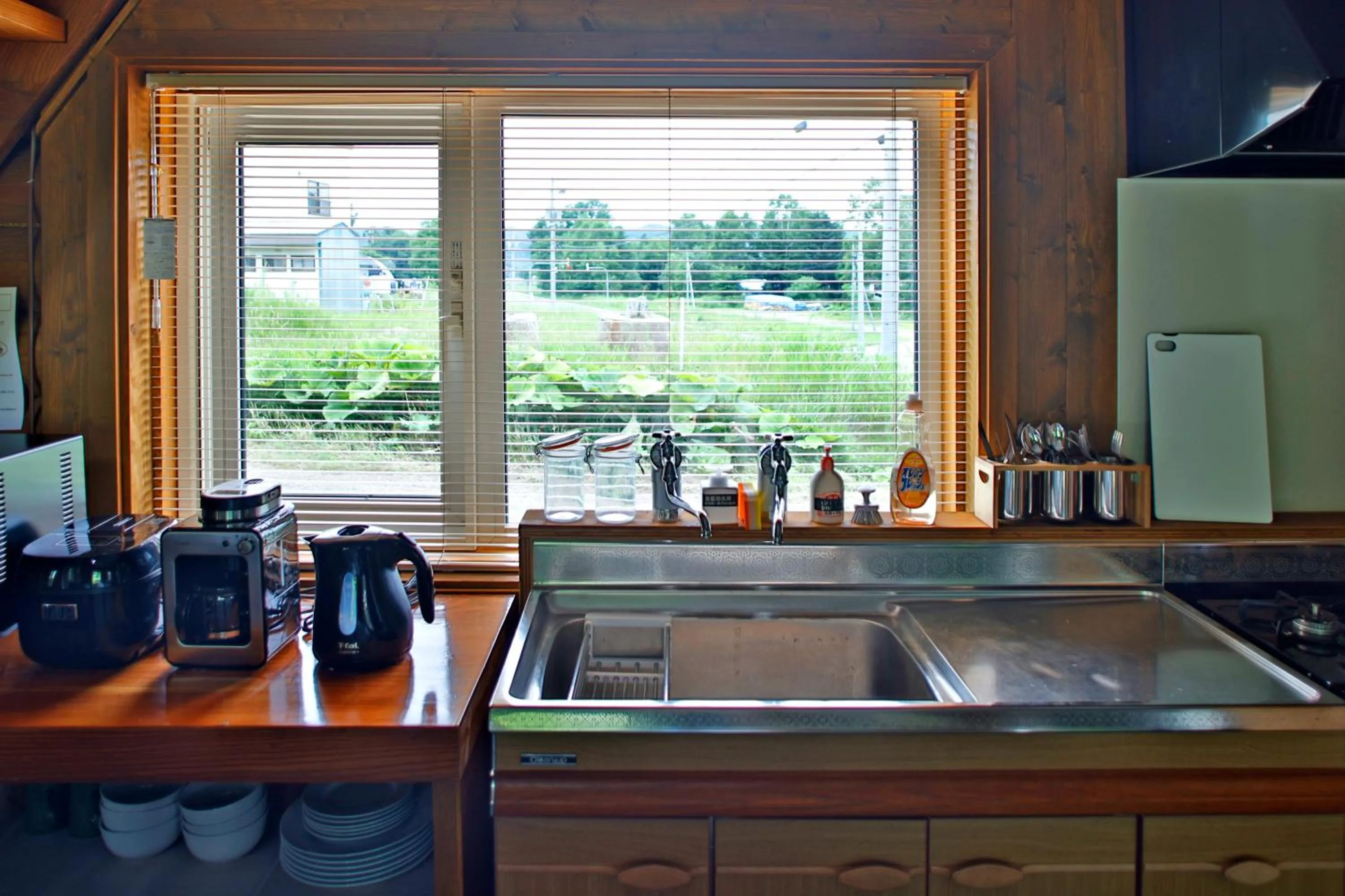 Kitchen or kitchenette in The LODGE ABASHIRI
