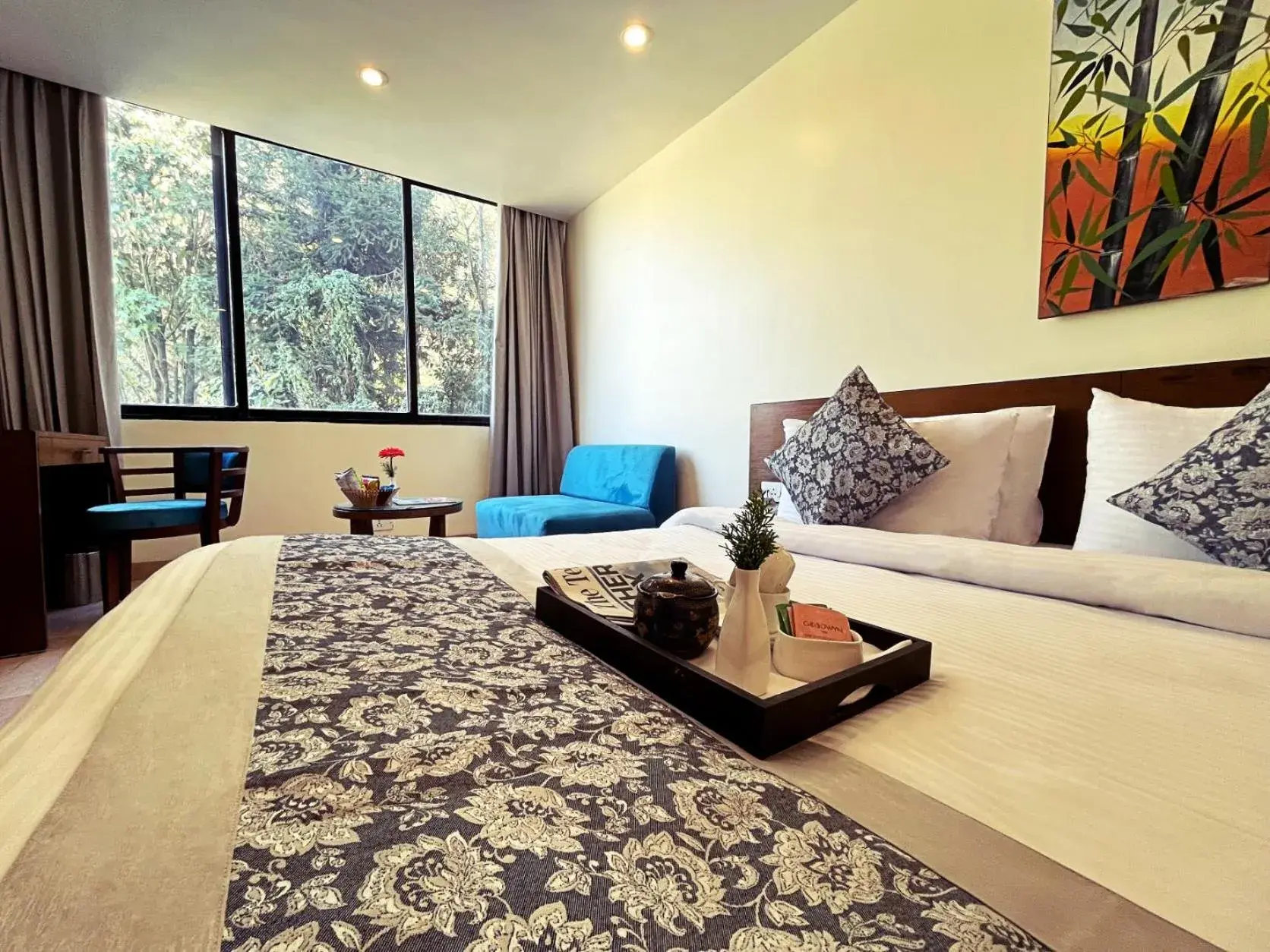 Bedroom, Bed in Cilantro Unwind Delisso Abode,Gangtok Bedroom, Bed in Cilantro Unwind Delisso Abode,Gangtok