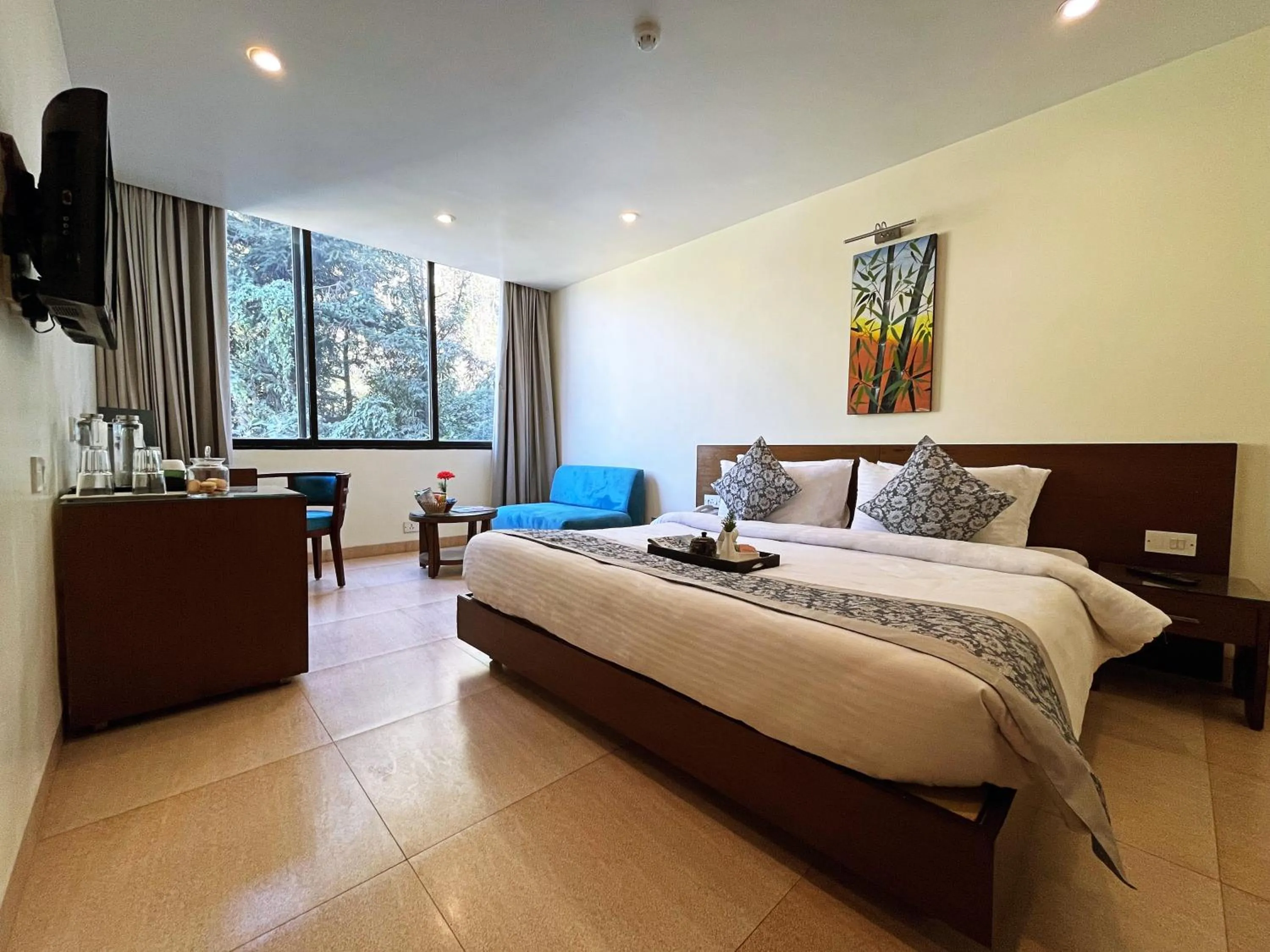 Bedroom, Bed in Cilantro Unwind Delisso Abode,Gangtok