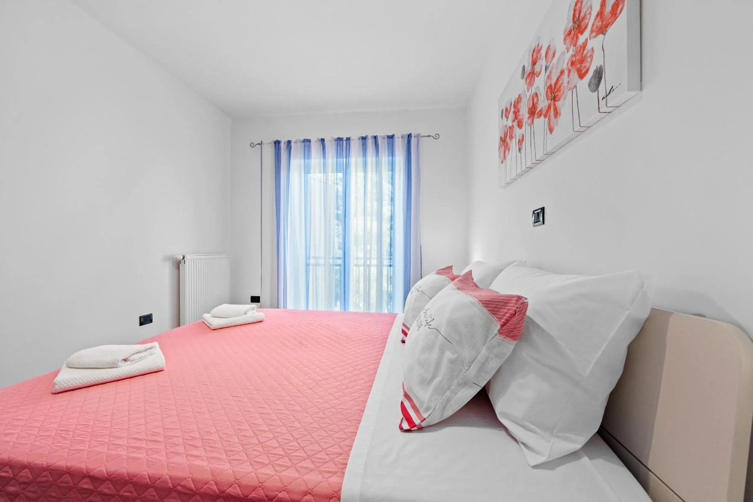 Bed in Feniks Fažana apartman