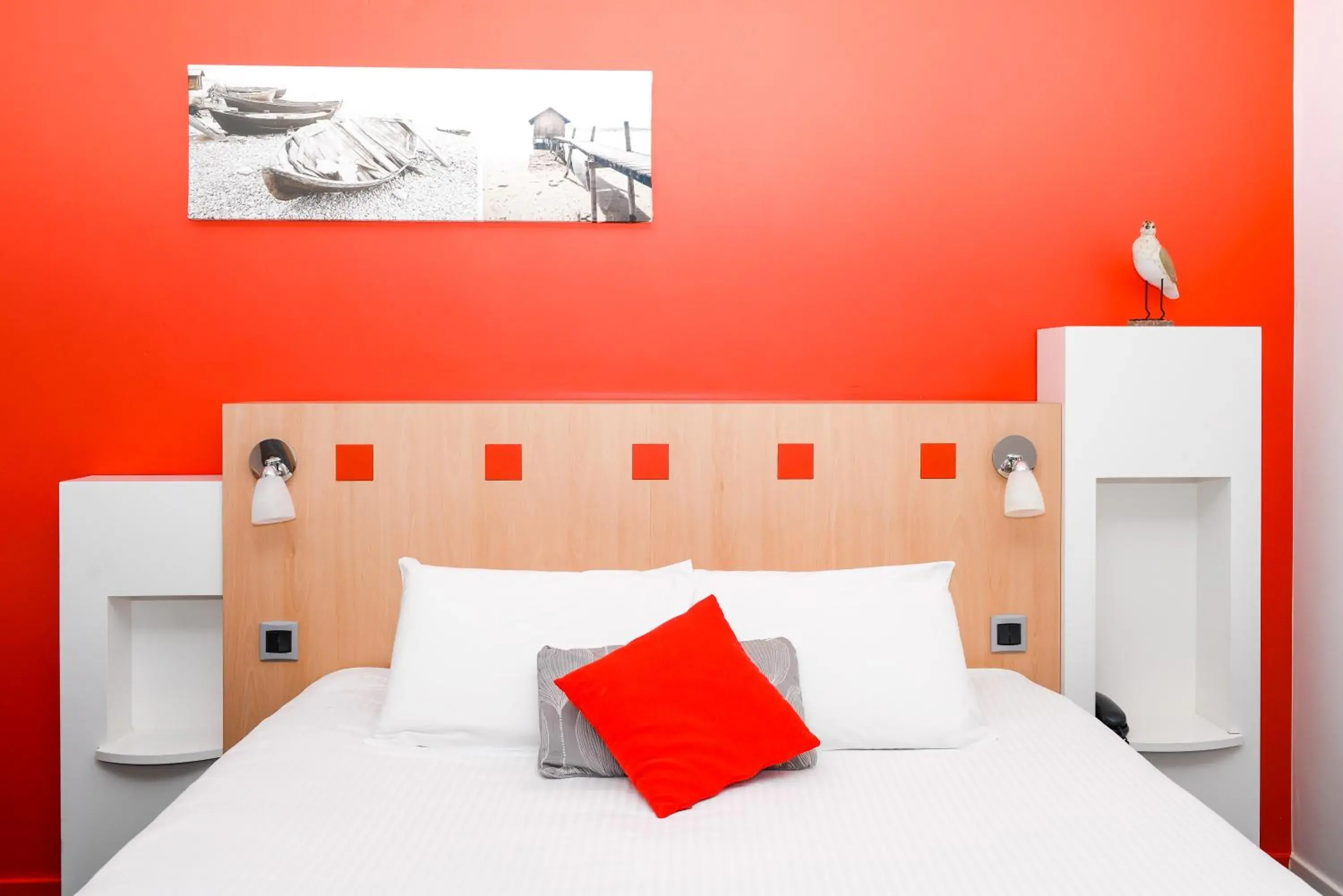 Bed in Kyriad Prestige Les Sables d'Olonne - Plage - Centre des Congrès Bed in Kyriad Prestige Les Sables d'Olonne - Plage - Centre des Congrès