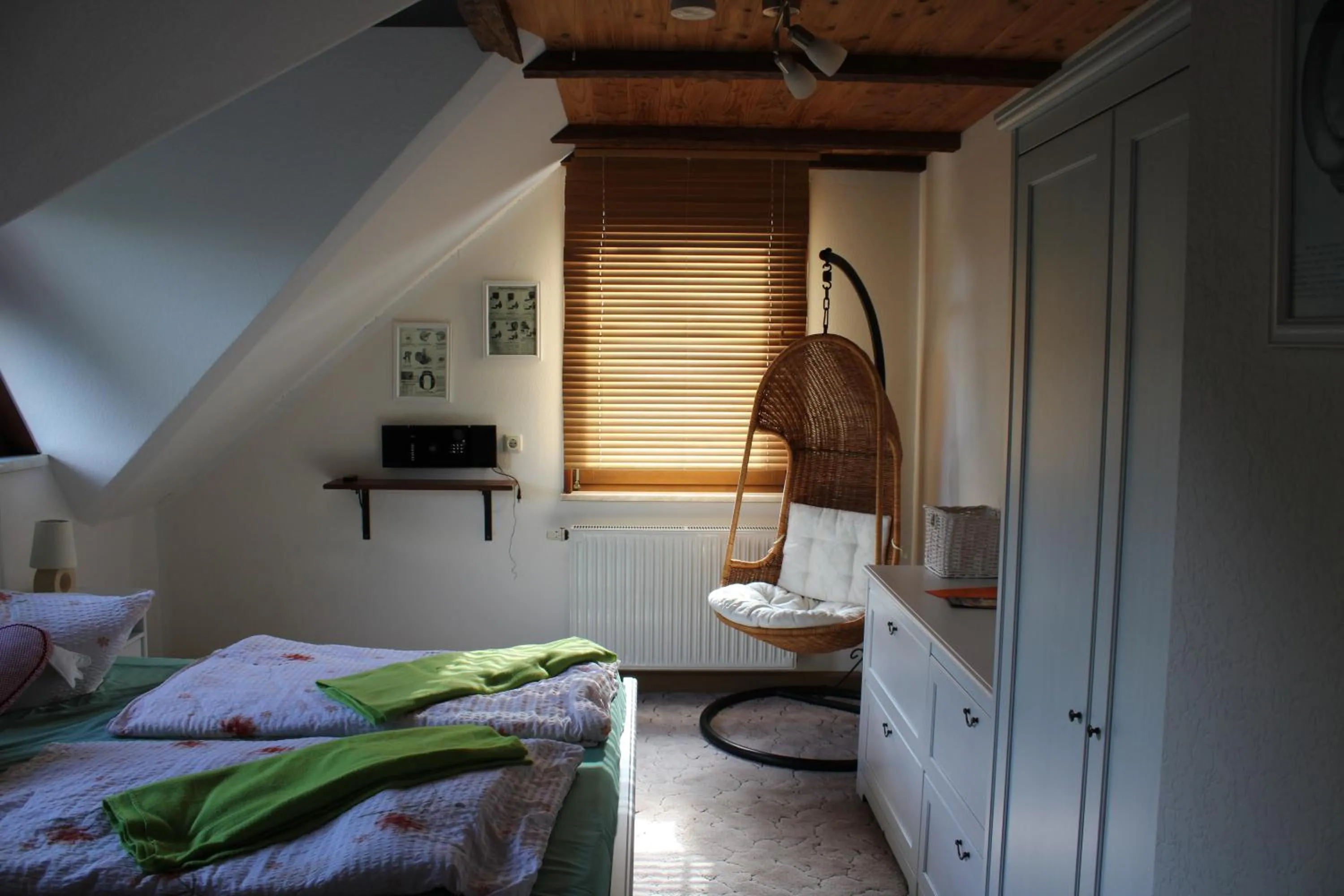 Photo of the whole room, Bed in Die Radler-Scheune Finsterbergen