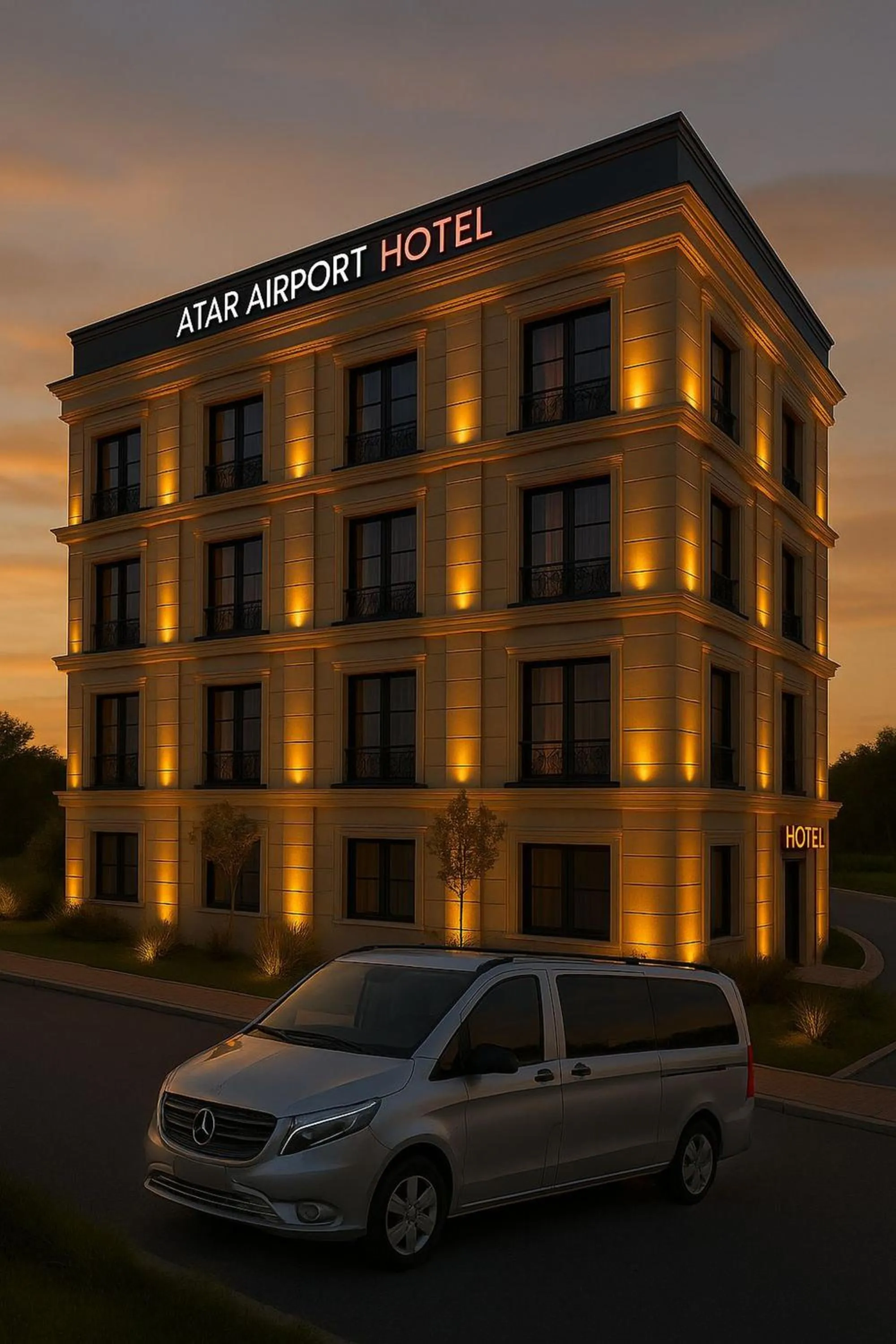 Property building in Atar Airport Hotel - Spa & Wellness