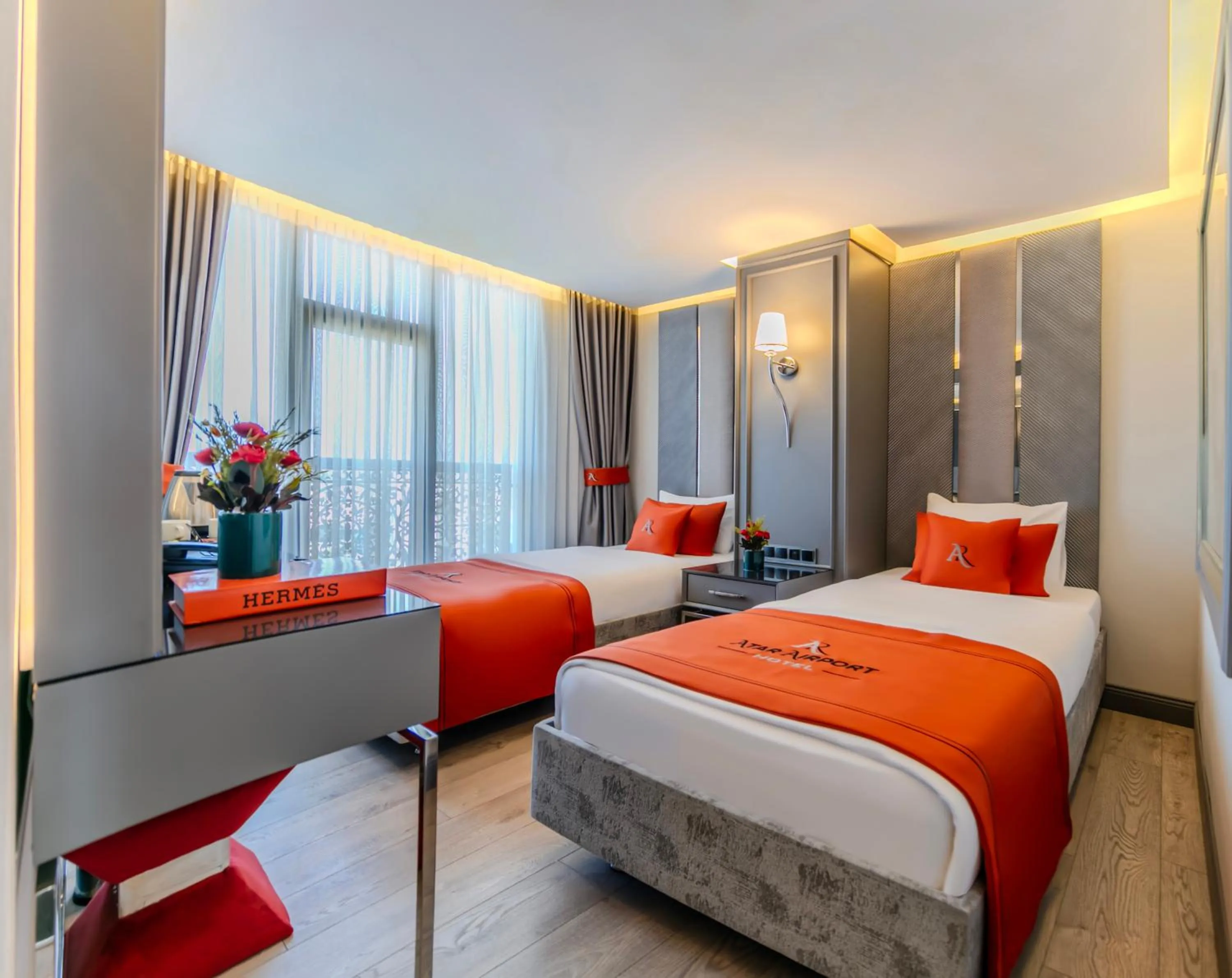 Photo of the whole room, Bed in Atar Airport Hotel - Spa & Wellness