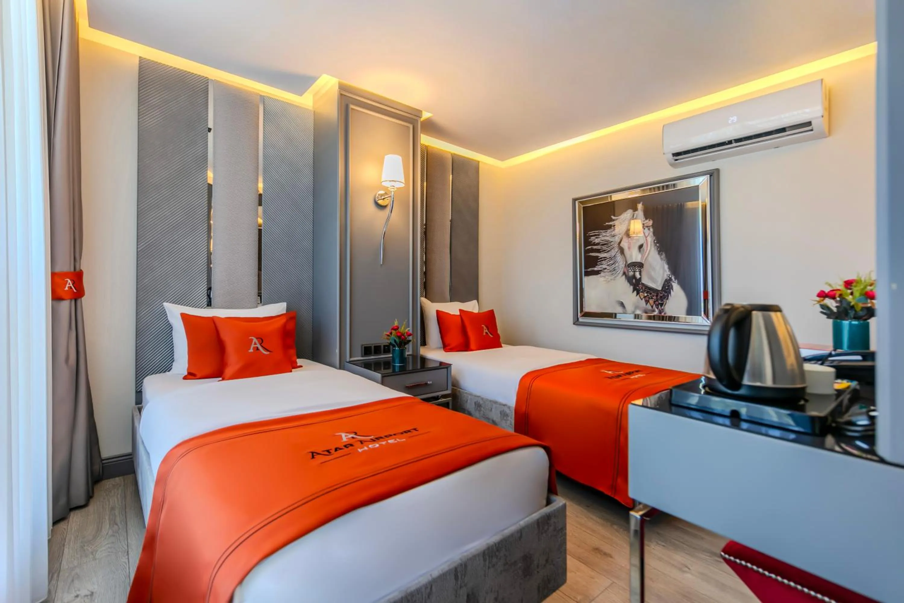 Photo of the whole room, Bed in Atar Airport Hotel - Spa & Wellness