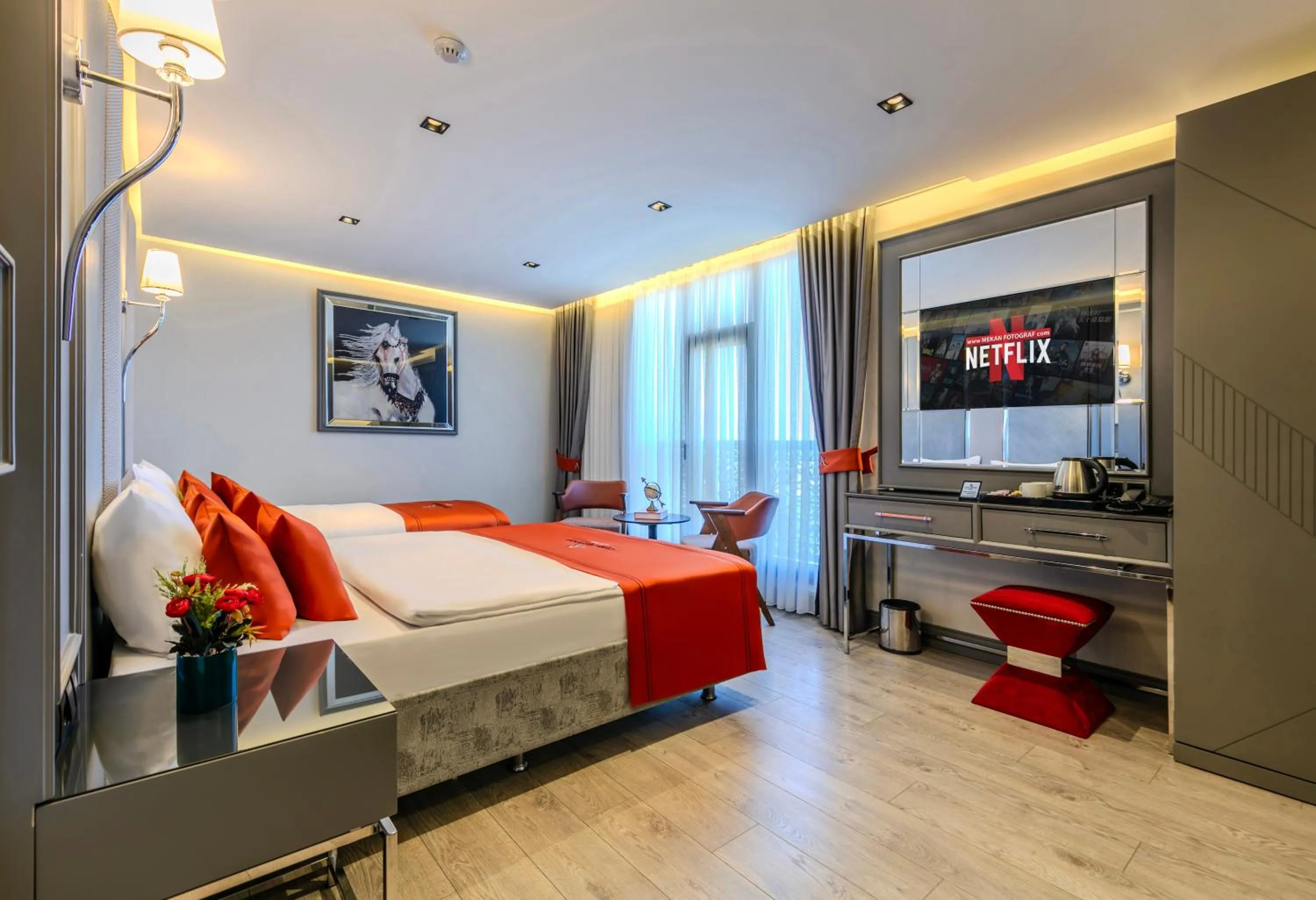 Photo of the whole room, Bed in Atar Airport Hotel - Spa & Wellness