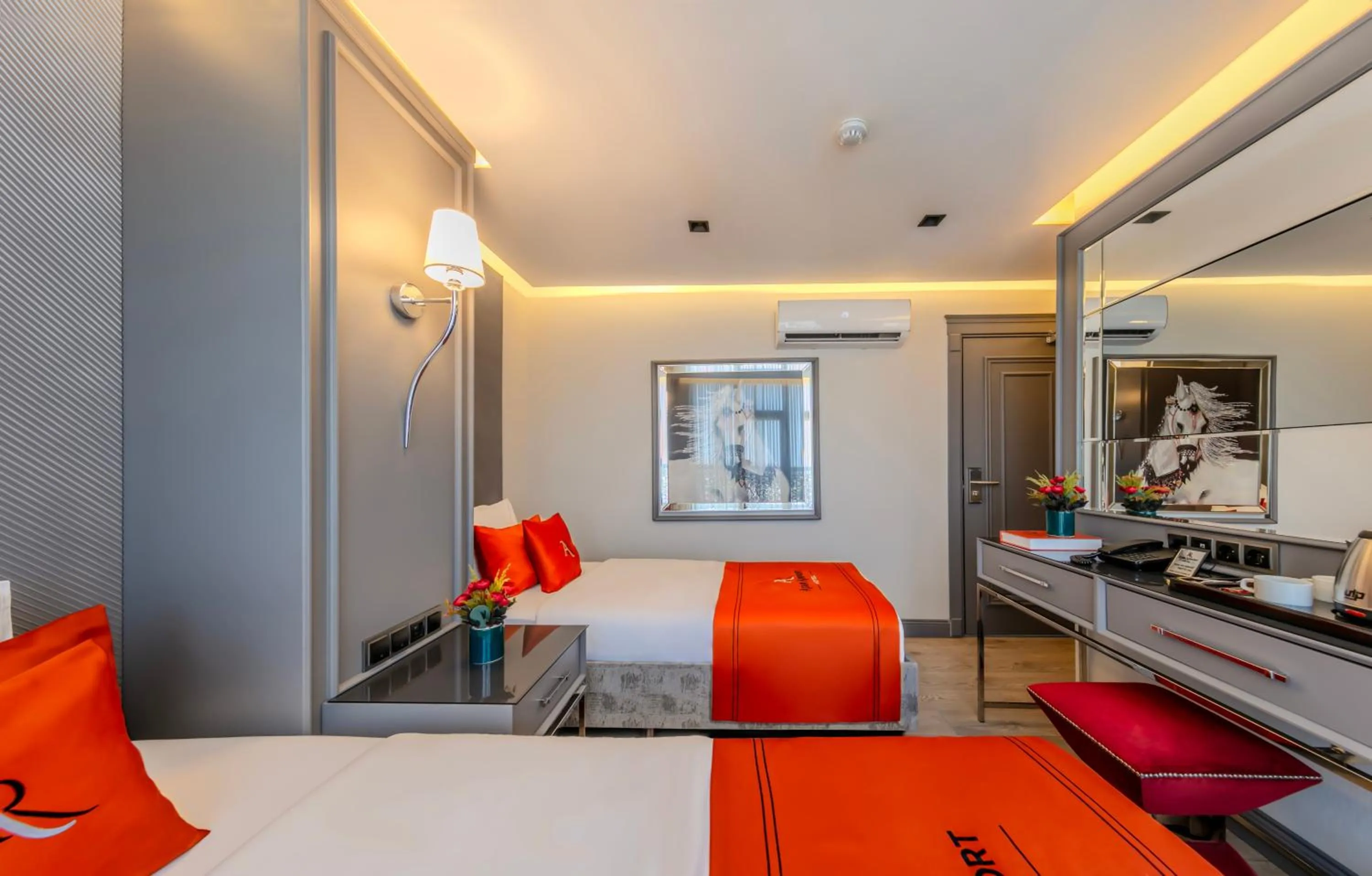 Photo of the whole room, Bed in Atar Airport Hotel - Spa & Wellness