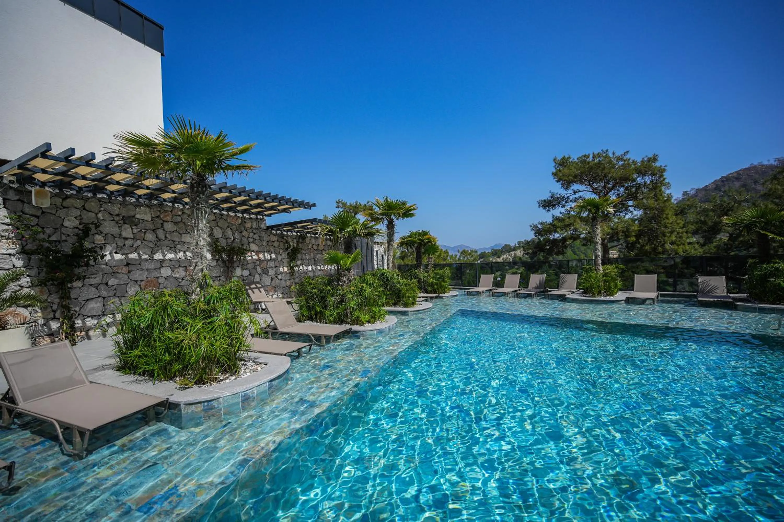 Pool view in Ramitos Boutique Hotel