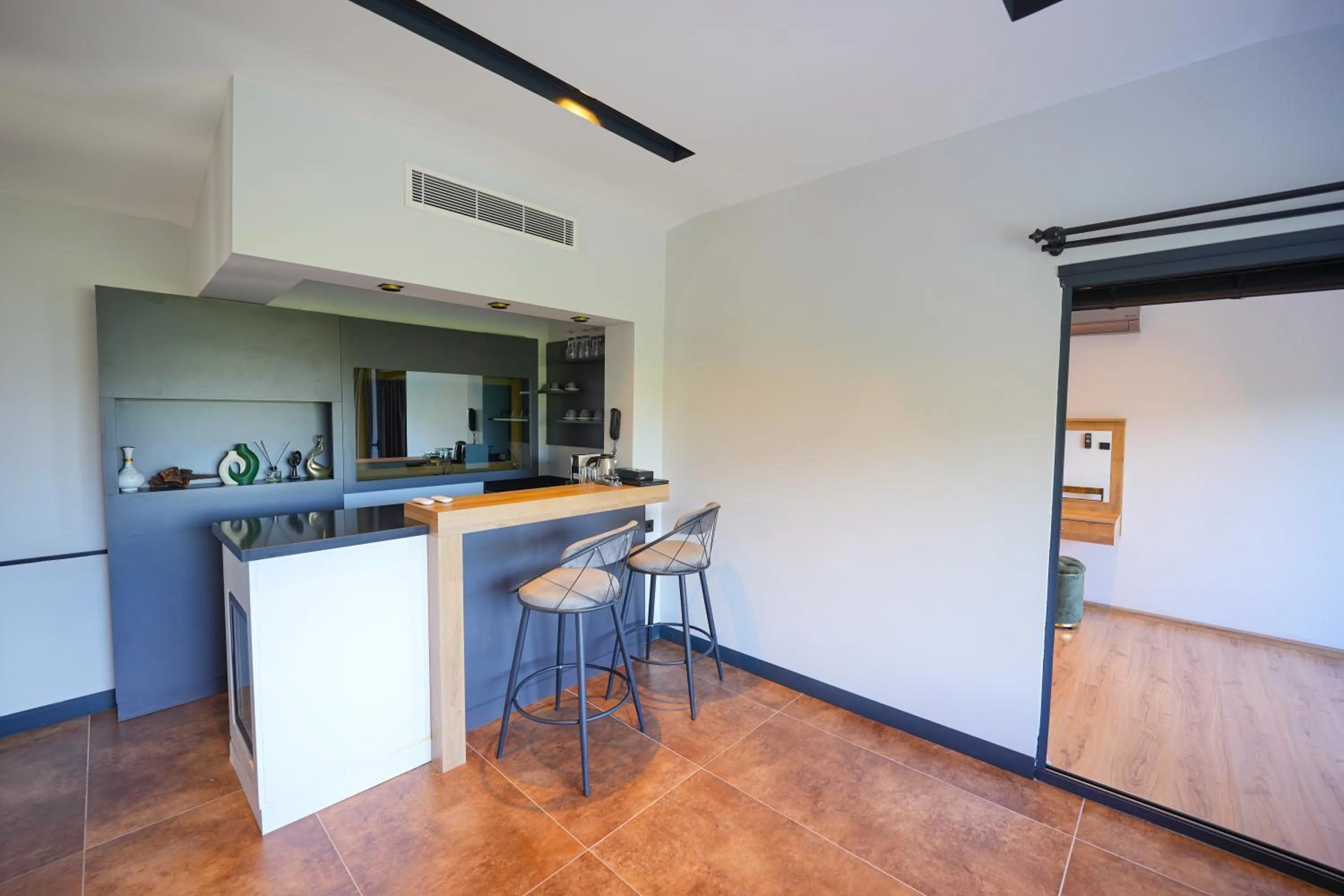 Kitchen or kitchenette in Ramitos Boutique Hotel