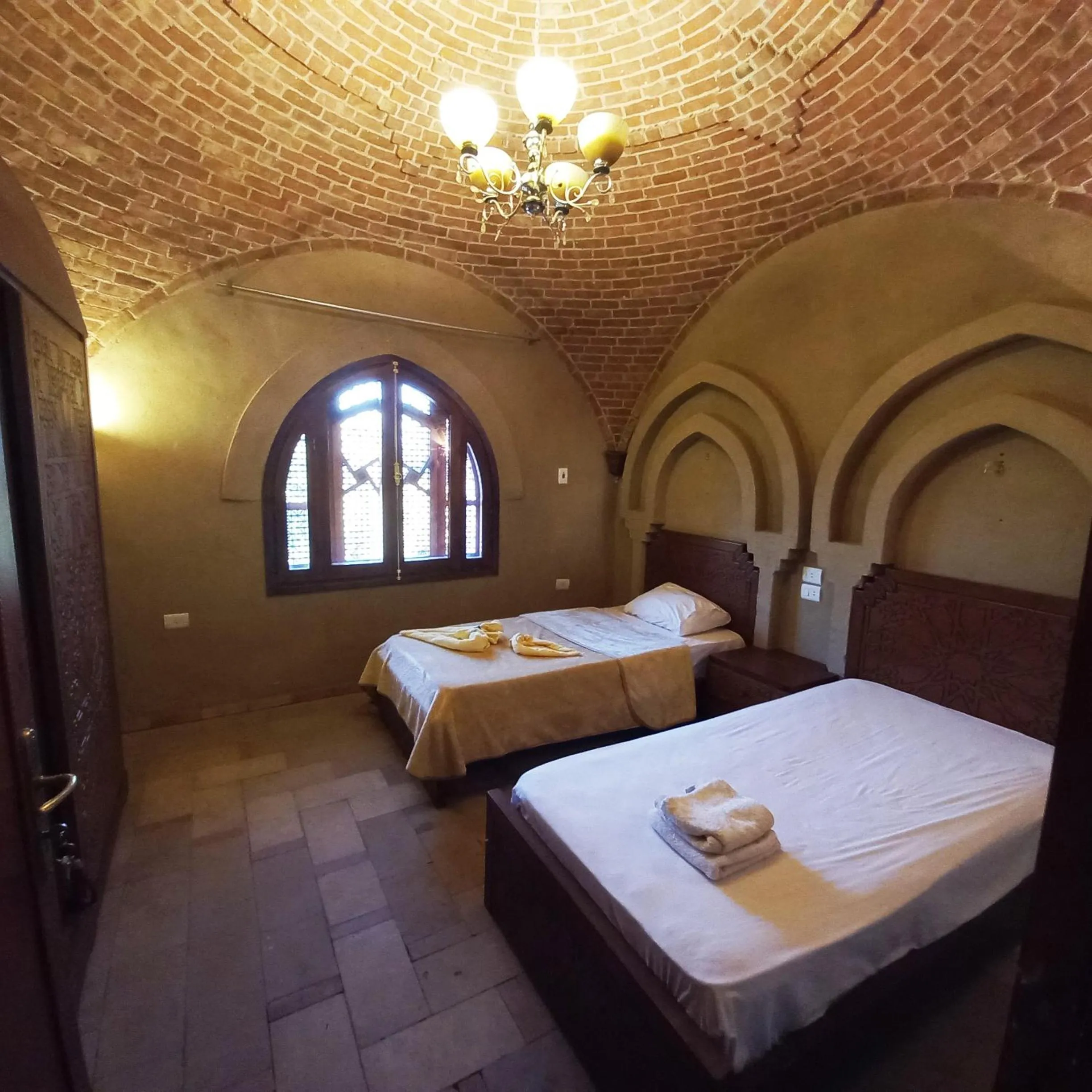 Bed in Mystical habou domes villa private pool