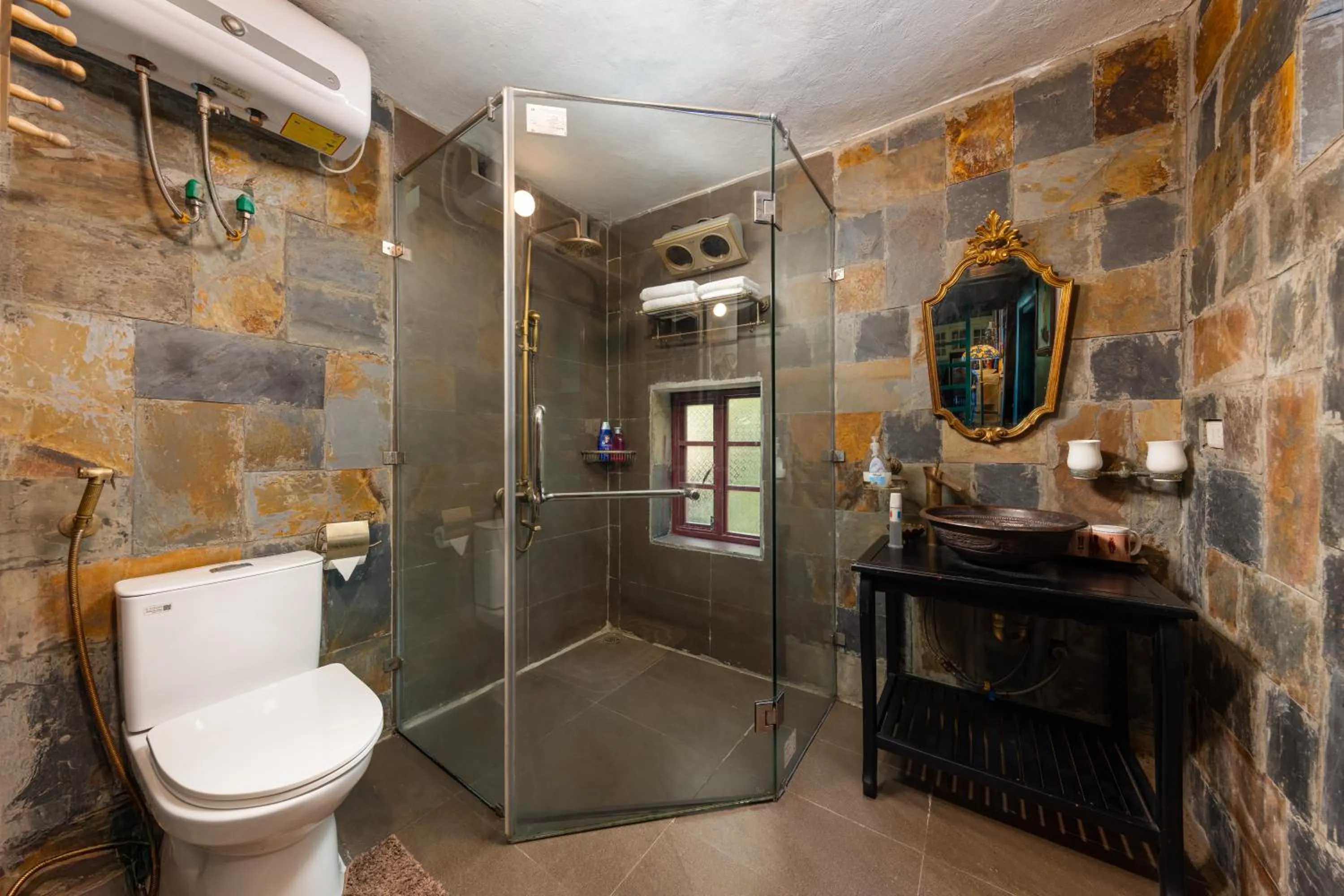 Shower in Ta Phin Cottage