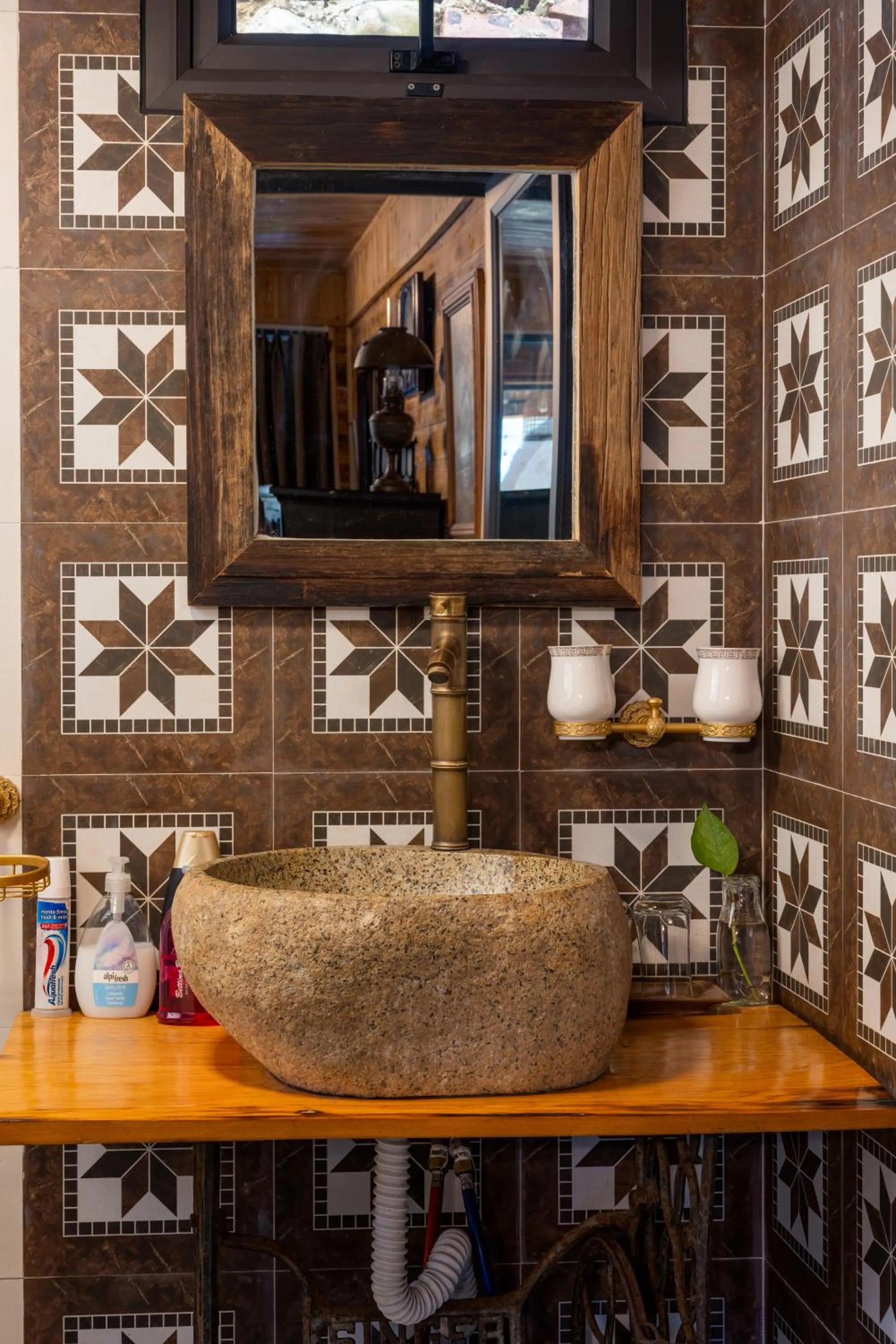 Shower in Ta Phin Cottage