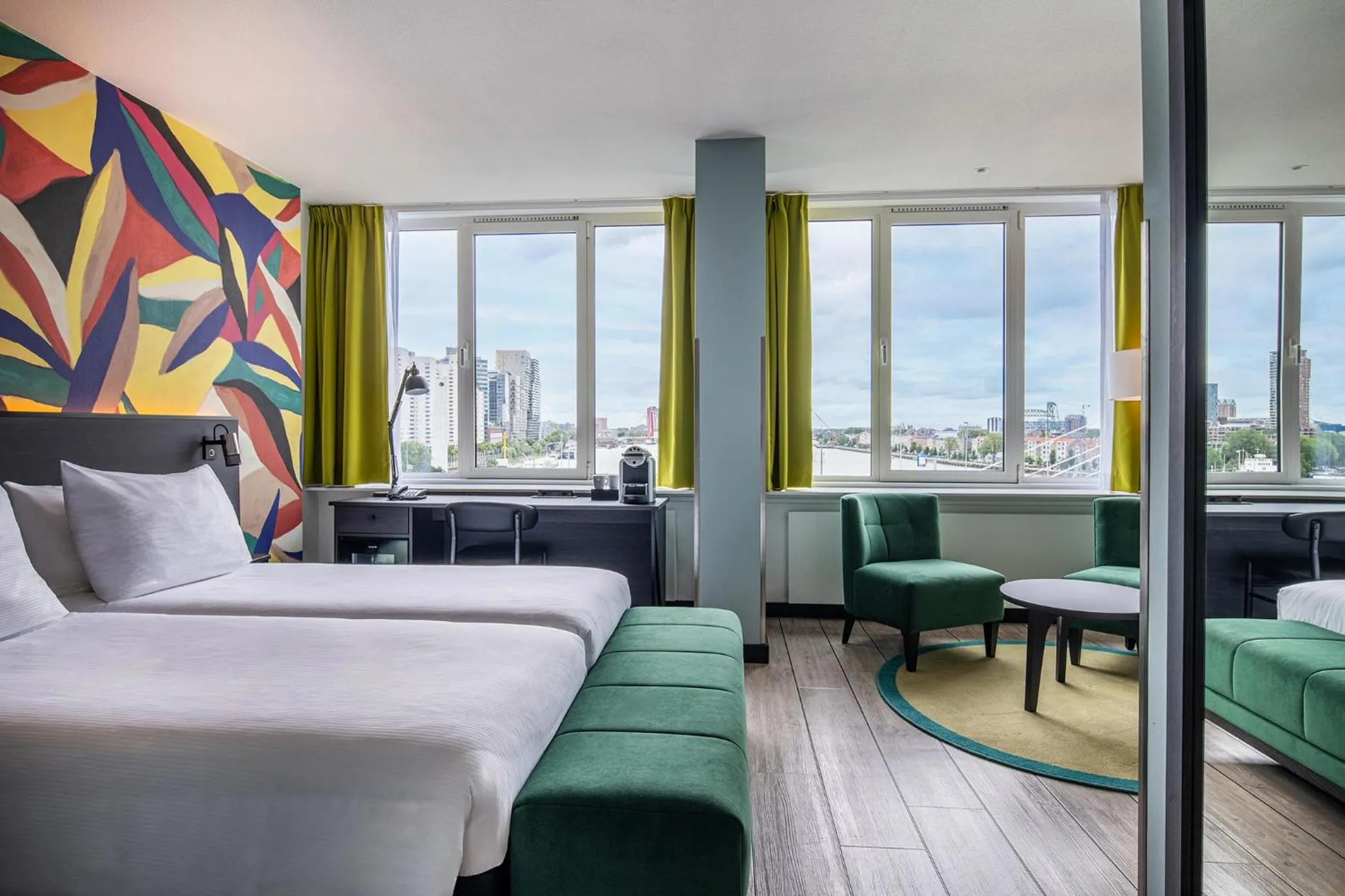 Bedroom, Bed in Thon Hotel Rotterdam City Centre