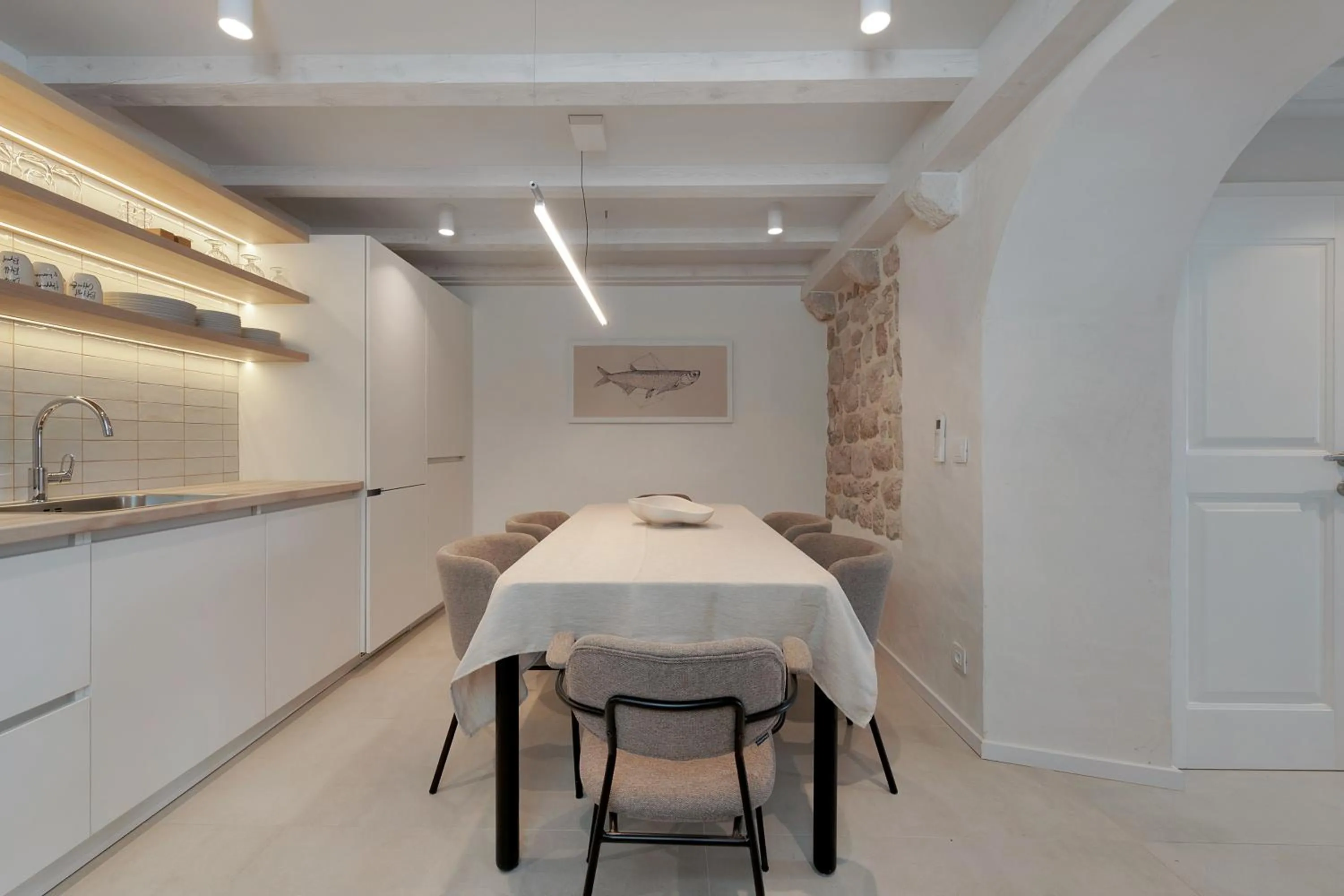 Kitchen or kitchenette in Villa Miri, Heritage Superior Villa with Swimming Pool