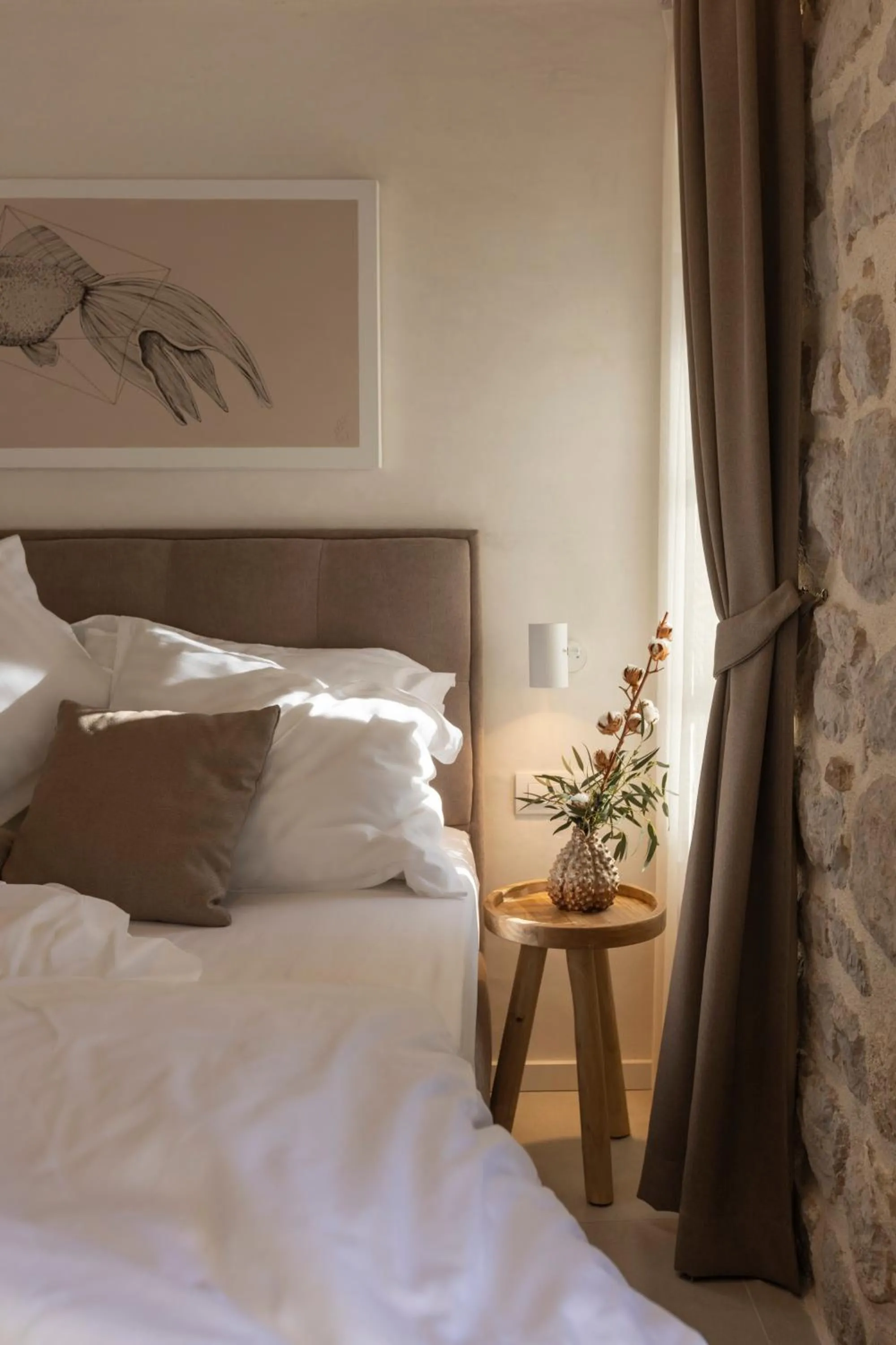 Bed in Villa Miri, Heritage Superior Villa with Swimming Pool