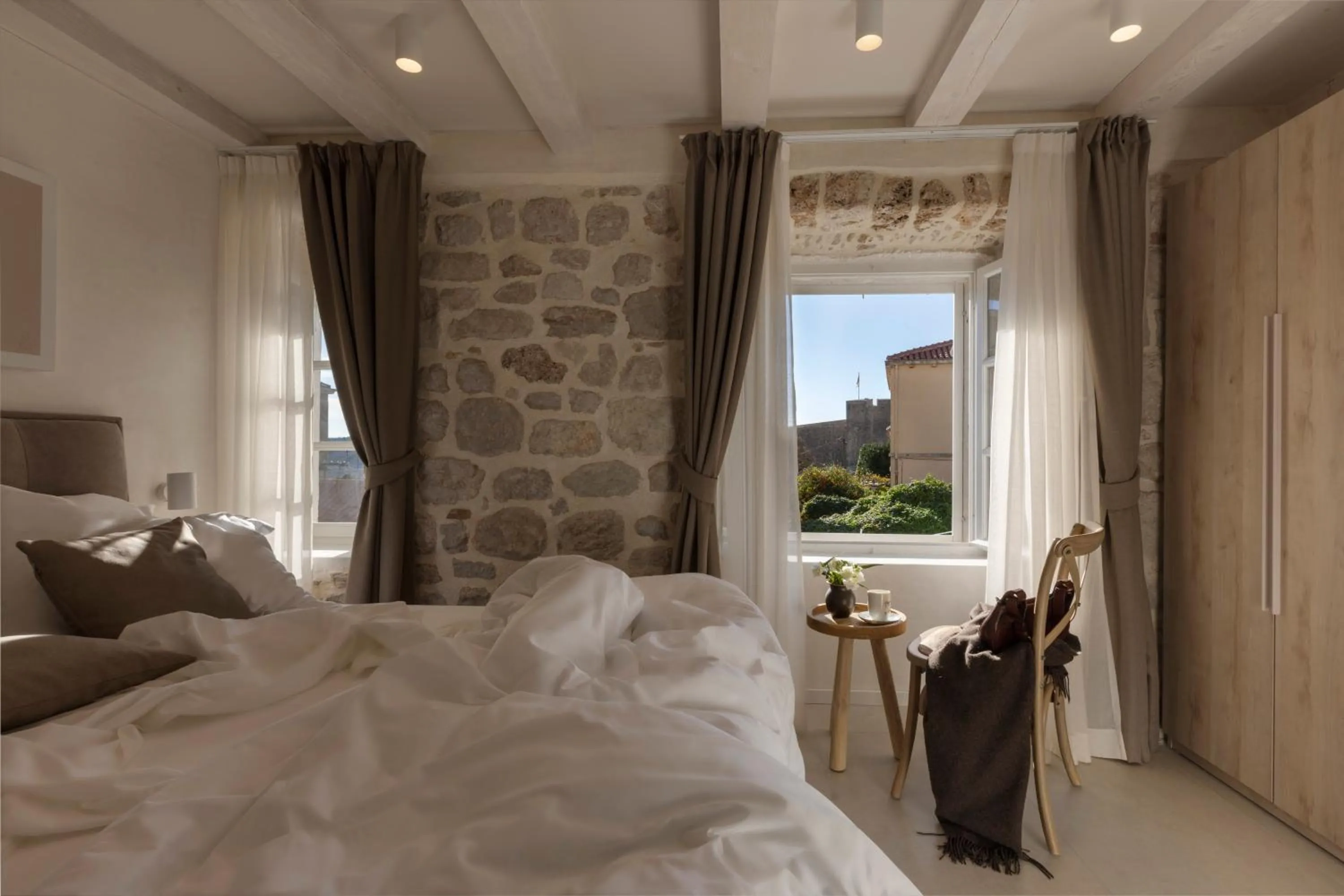 Bed in Villa Miri, Heritage Superior Villa with Swimming Pool