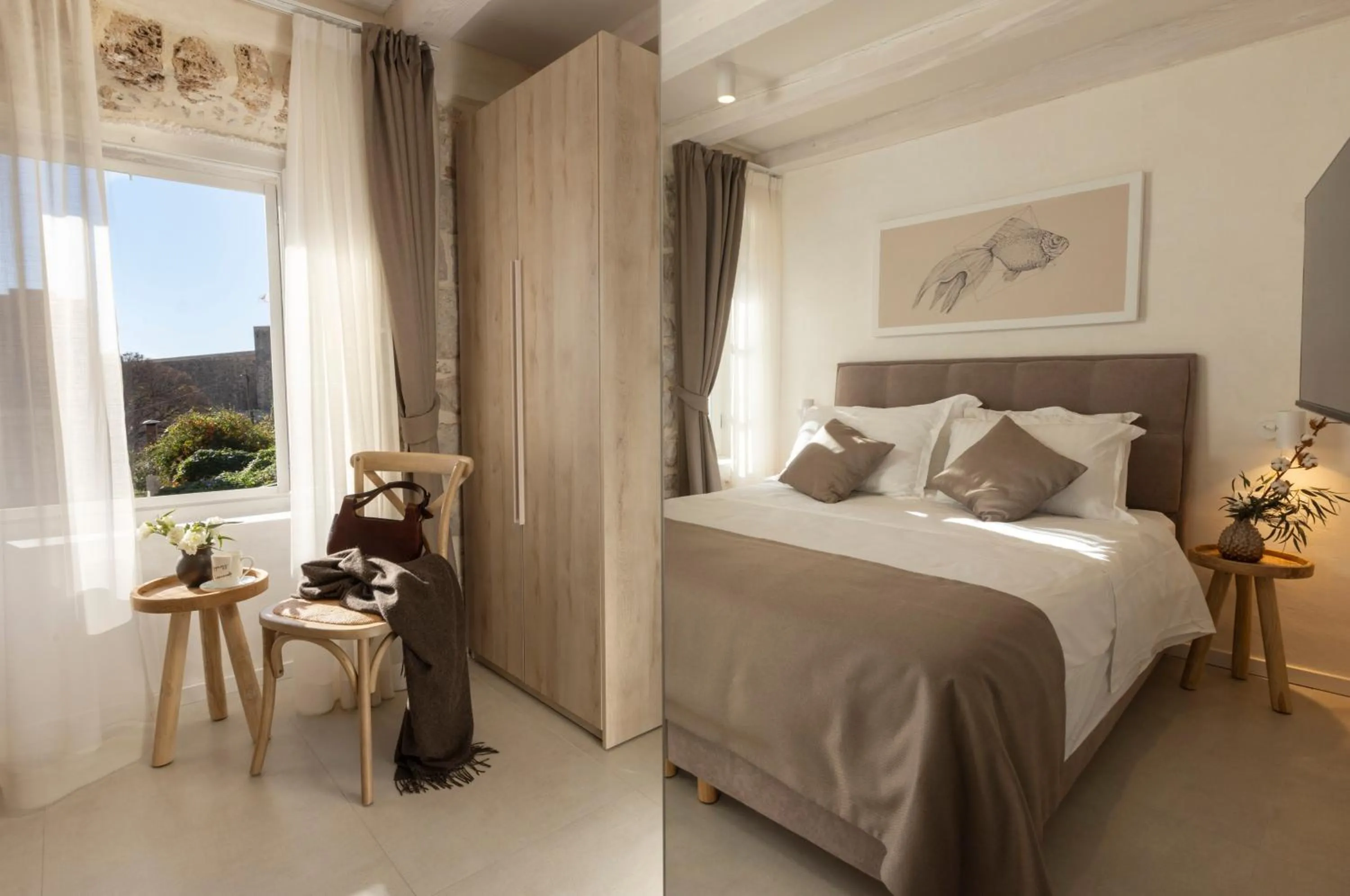 Bed in Villa Miri, Heritage Superior Villa with Swimming Pool