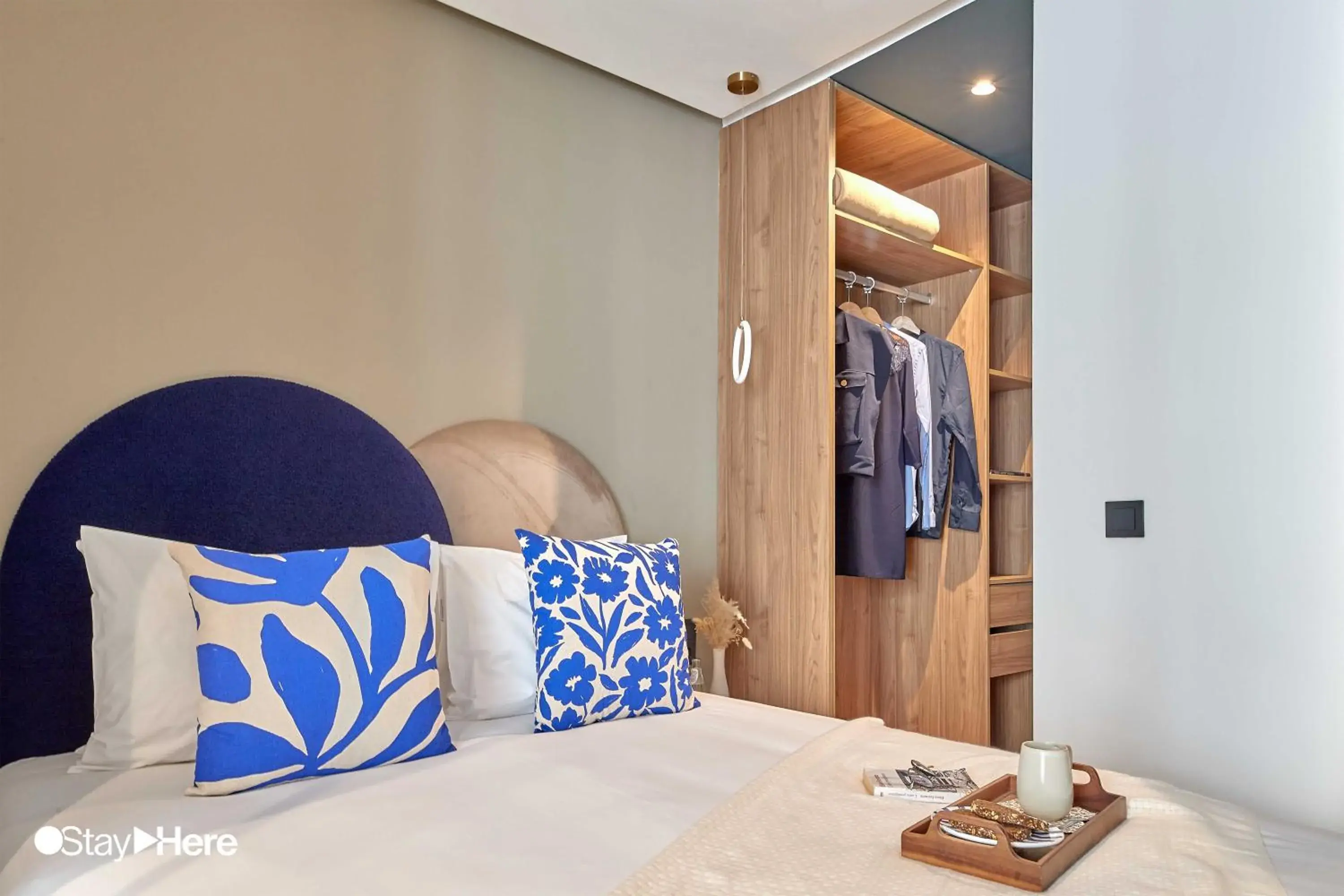 Bedroom, Bed in Stayhere Casablanca - Maarif - Elite Residence Bedroom, Bed in Stayhere Casablanca - Maarif - Elite Residence