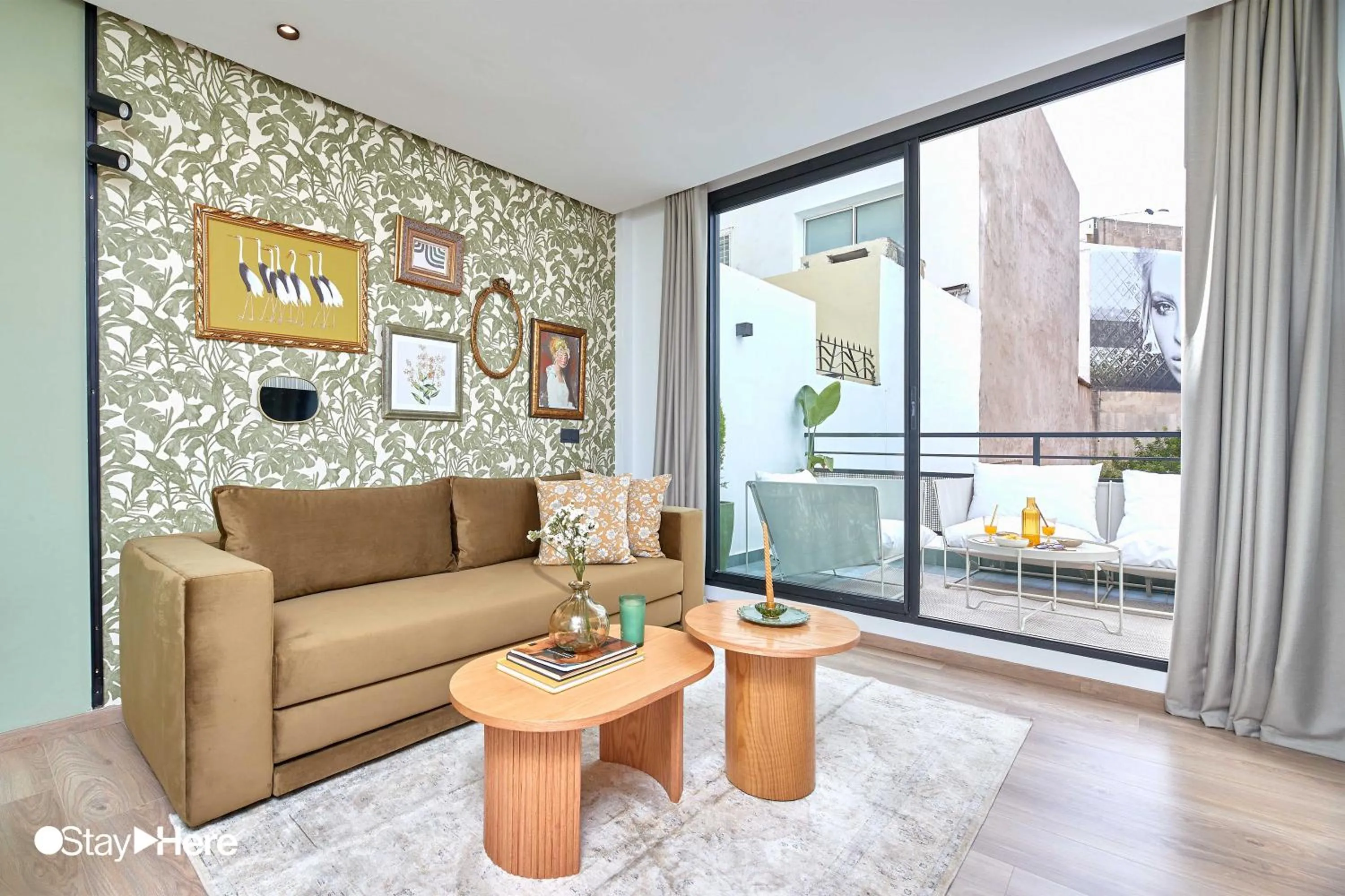 Living room in Stayhere Casablanca - Maarif - Elite Residence