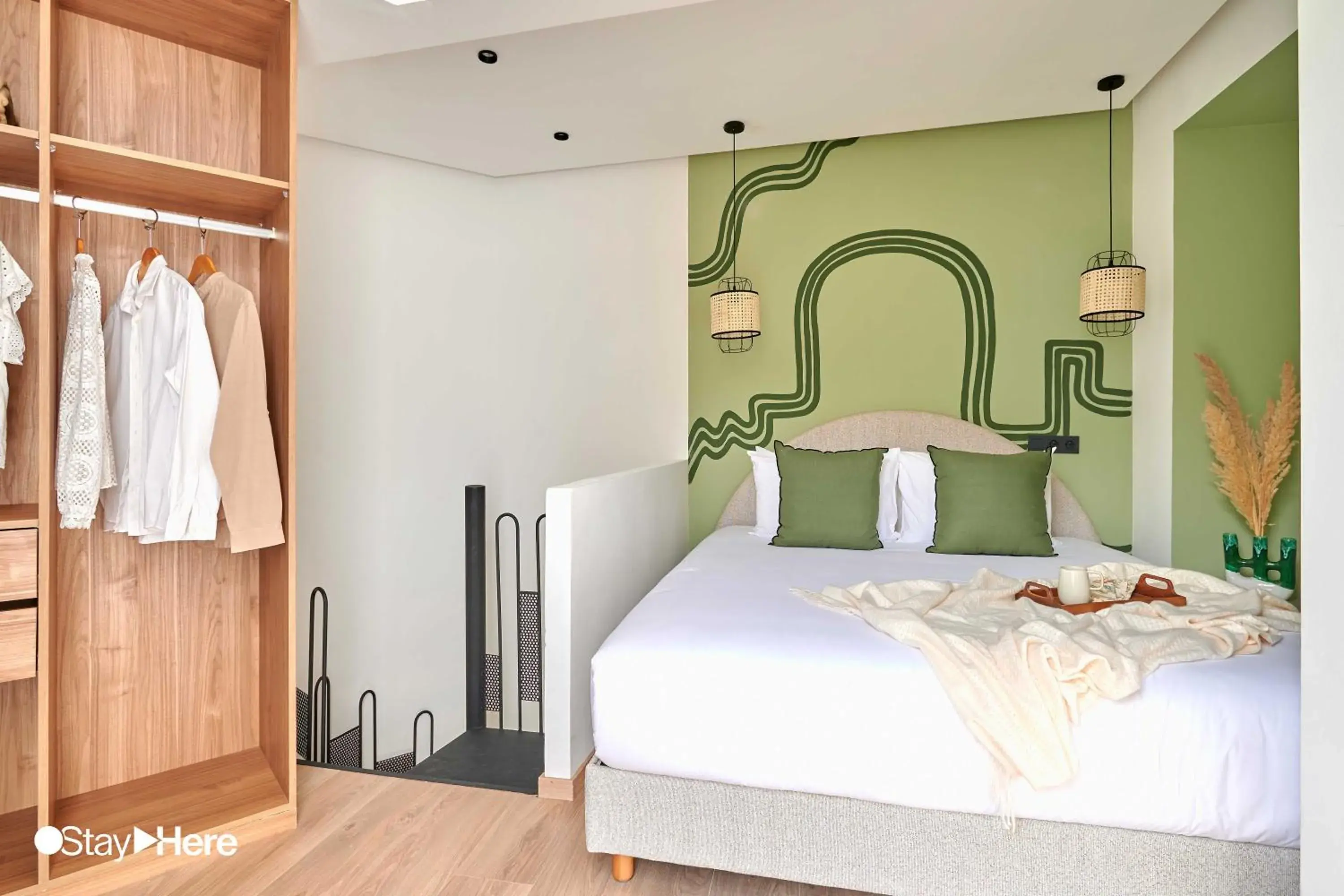 Bedroom, Bed in Stayhere Casablanca - Maarif - Elite Residence Bedroom, Bed in Stayhere Casablanca - Maarif - Elite Residence