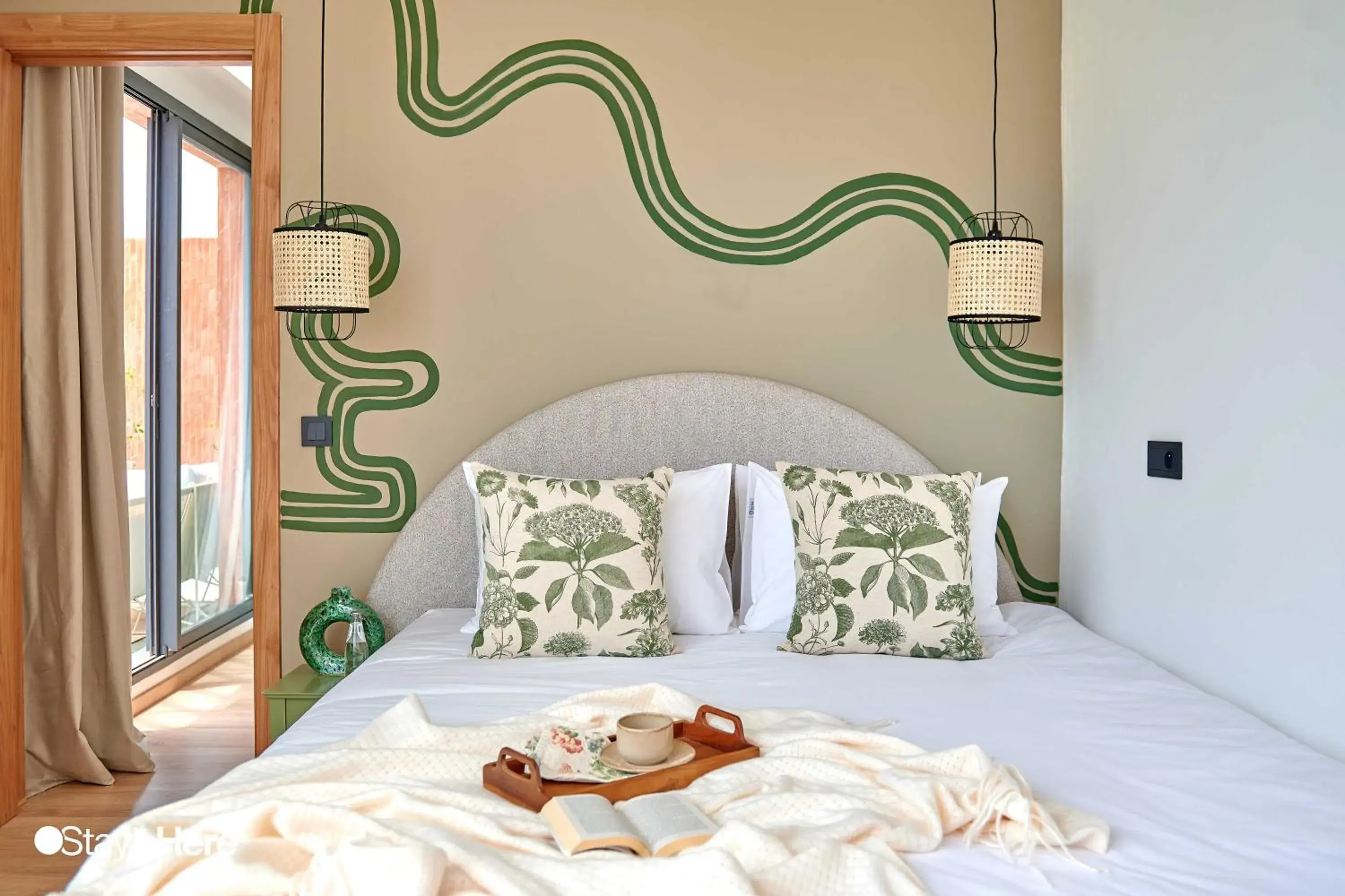 Bed in Stayhere Casablanca - Maarif - Elite Residence Bed in Stayhere Casablanca - Maarif - Elite Residence