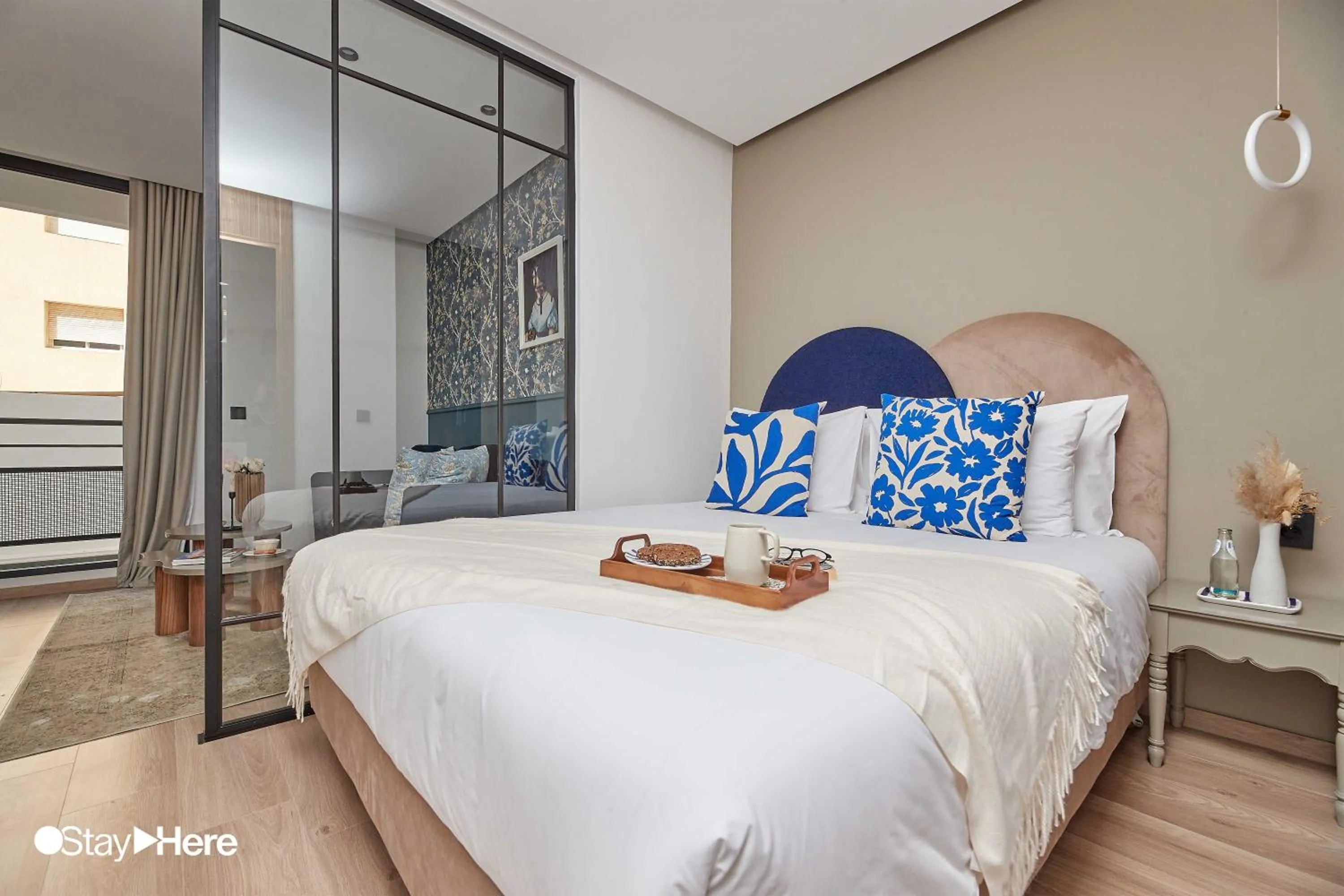 Bedroom, Bed in Stayhere Casablanca - Maarif - Elite Residence