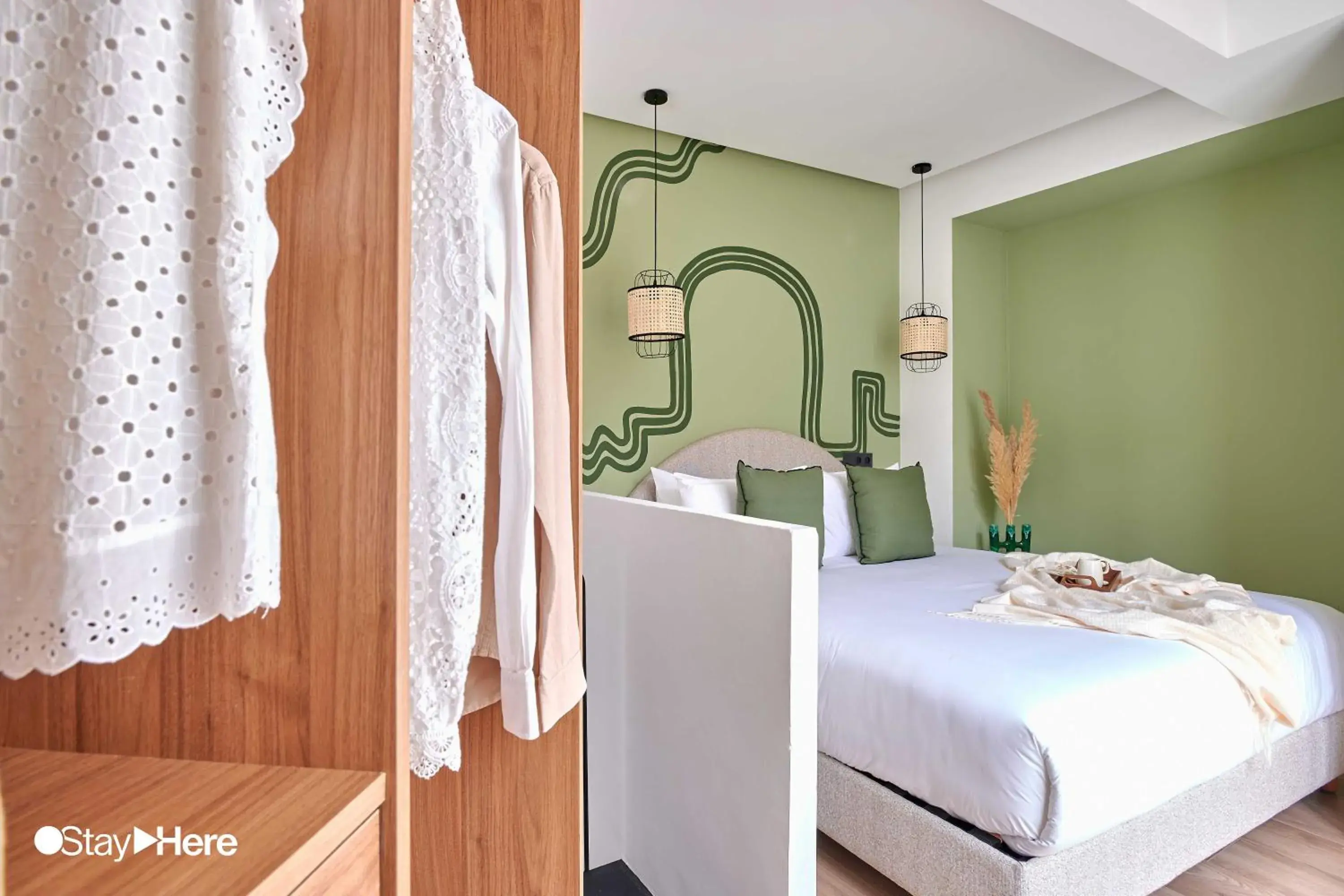 Bedroom, Bed in Stayhere Casablanca - Maarif - Elite Residence Bedroom, Bed in Stayhere Casablanca - Maarif - Elite Residence