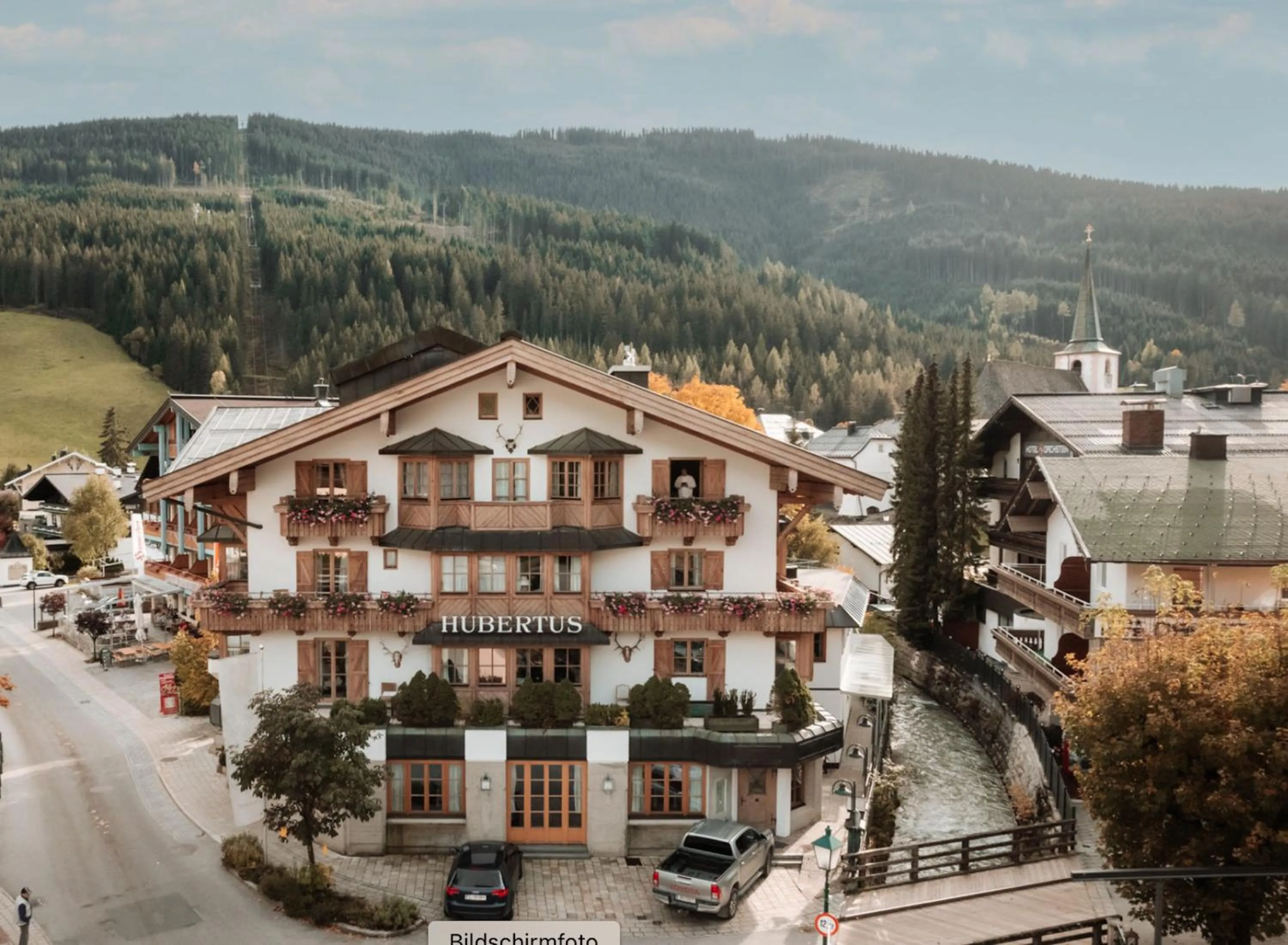 Facade/entrance in Hubertus Boutiquehotel Filzmoos