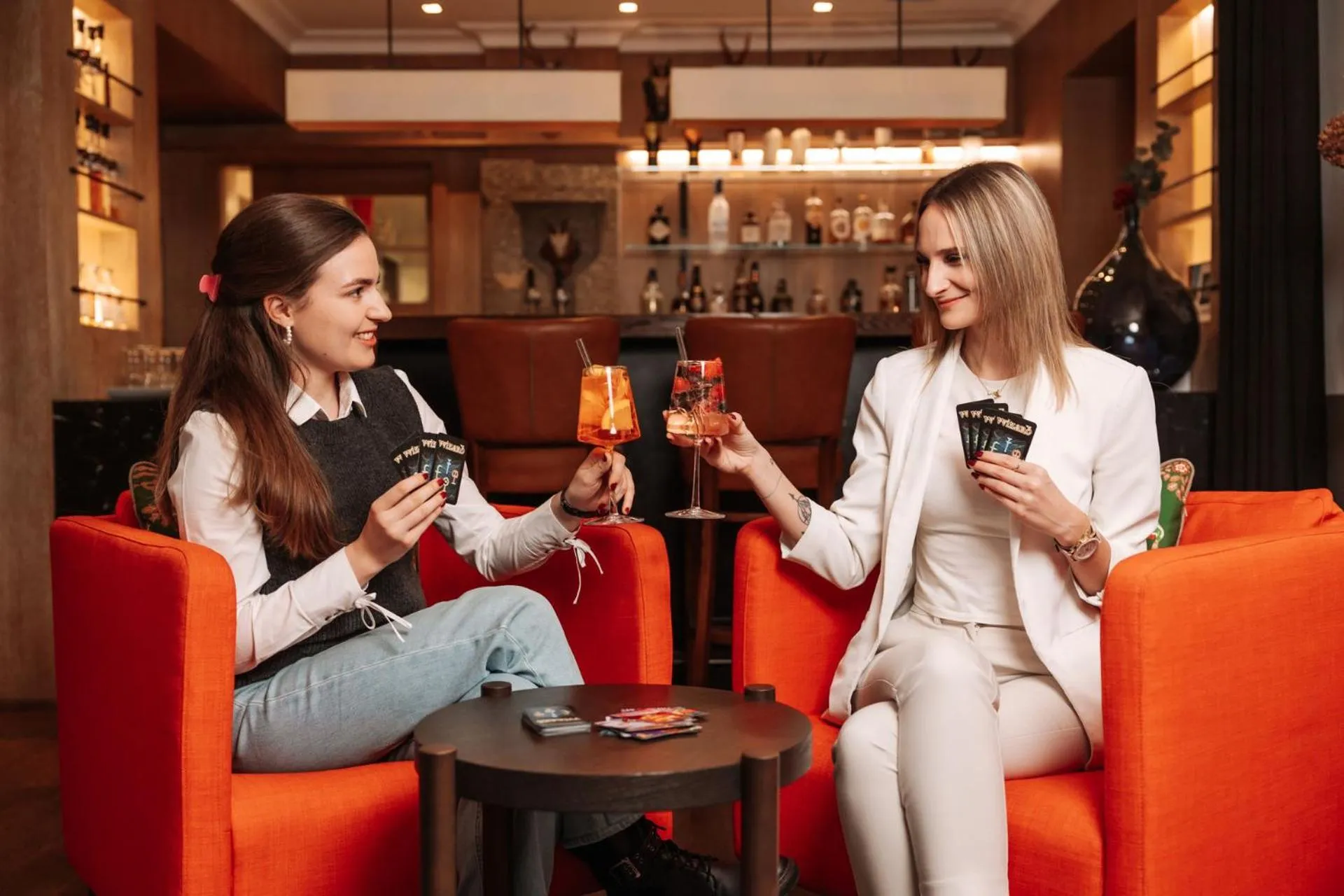 Lounge or bar in Hubertus Boutiquehotel Filzmoos