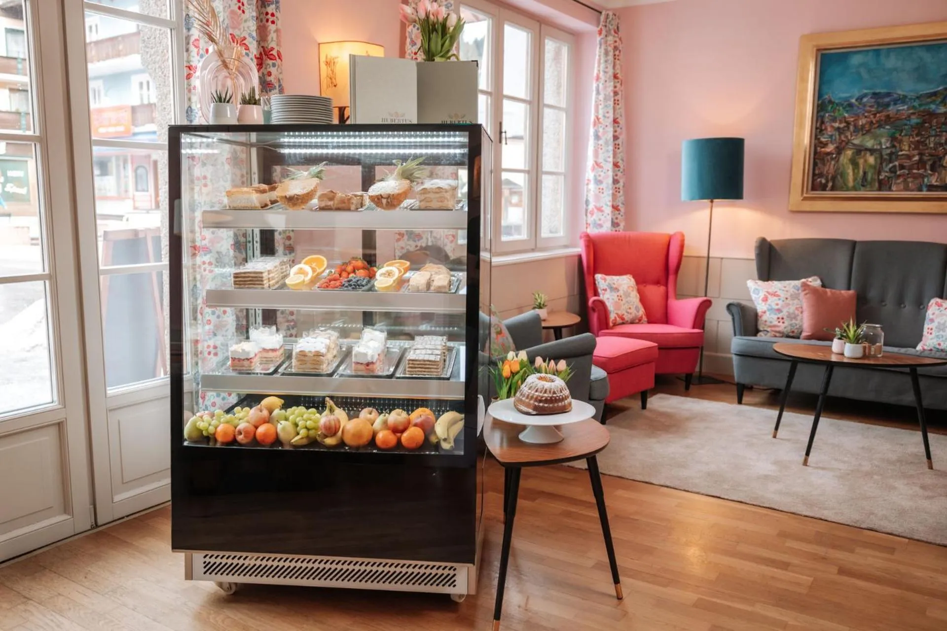 Lounge or bar in Hubertus Boutiquehotel Filzmoos