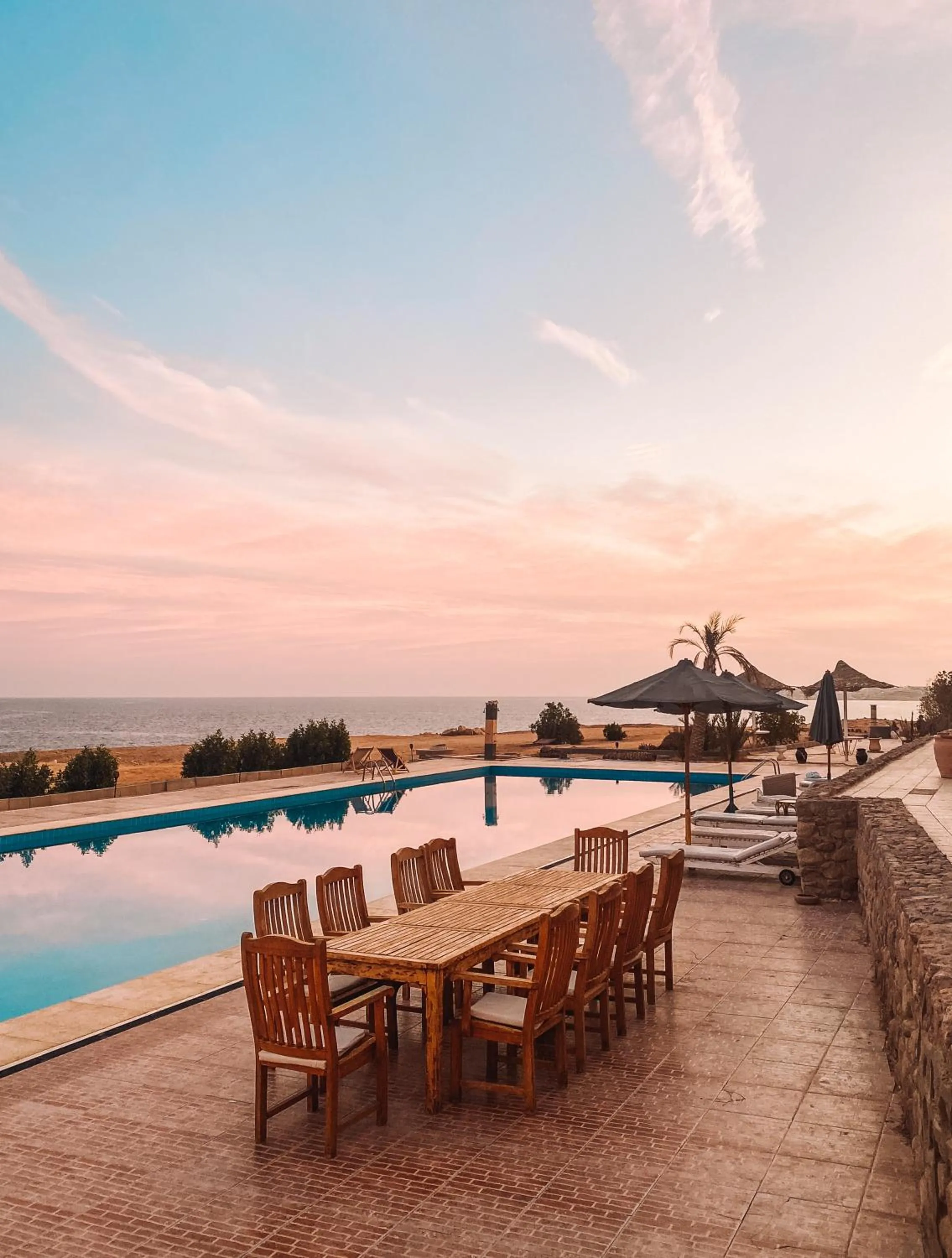Swimming pool in Serenity Lodge