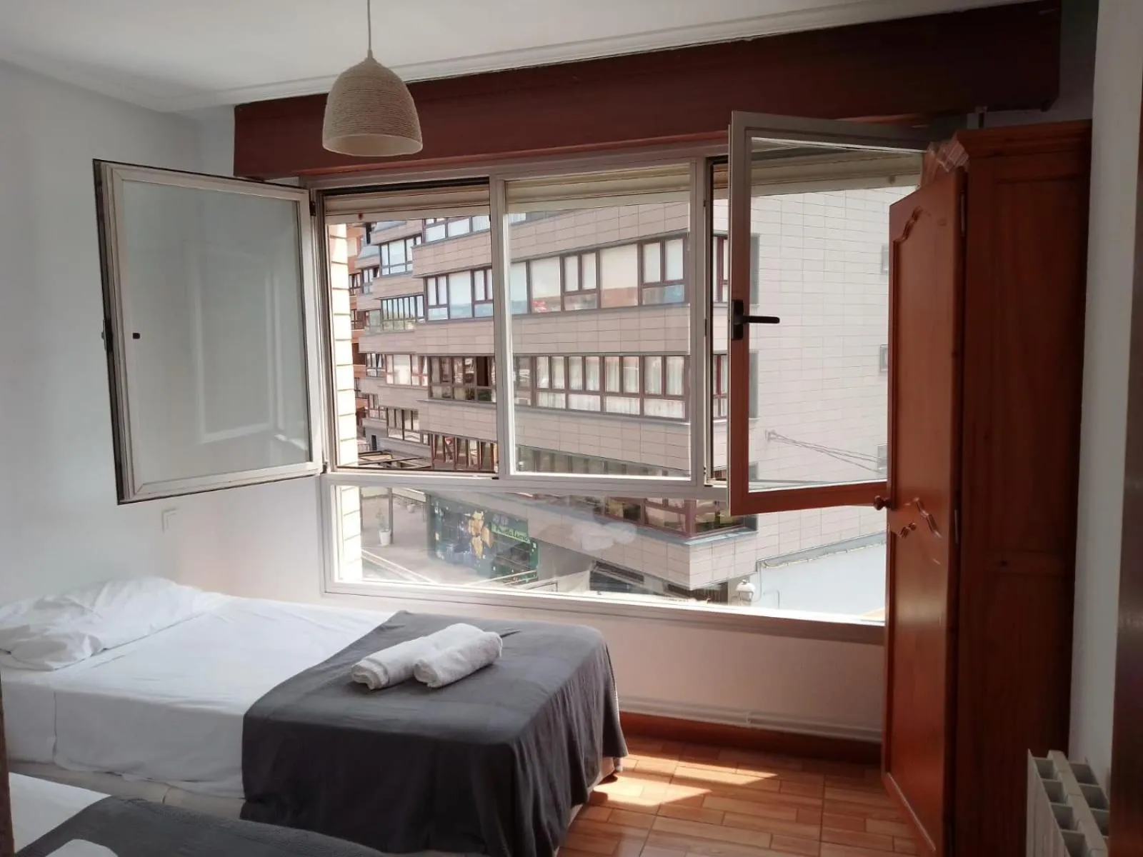 Bed in La Arena Apartamentos Zierbena