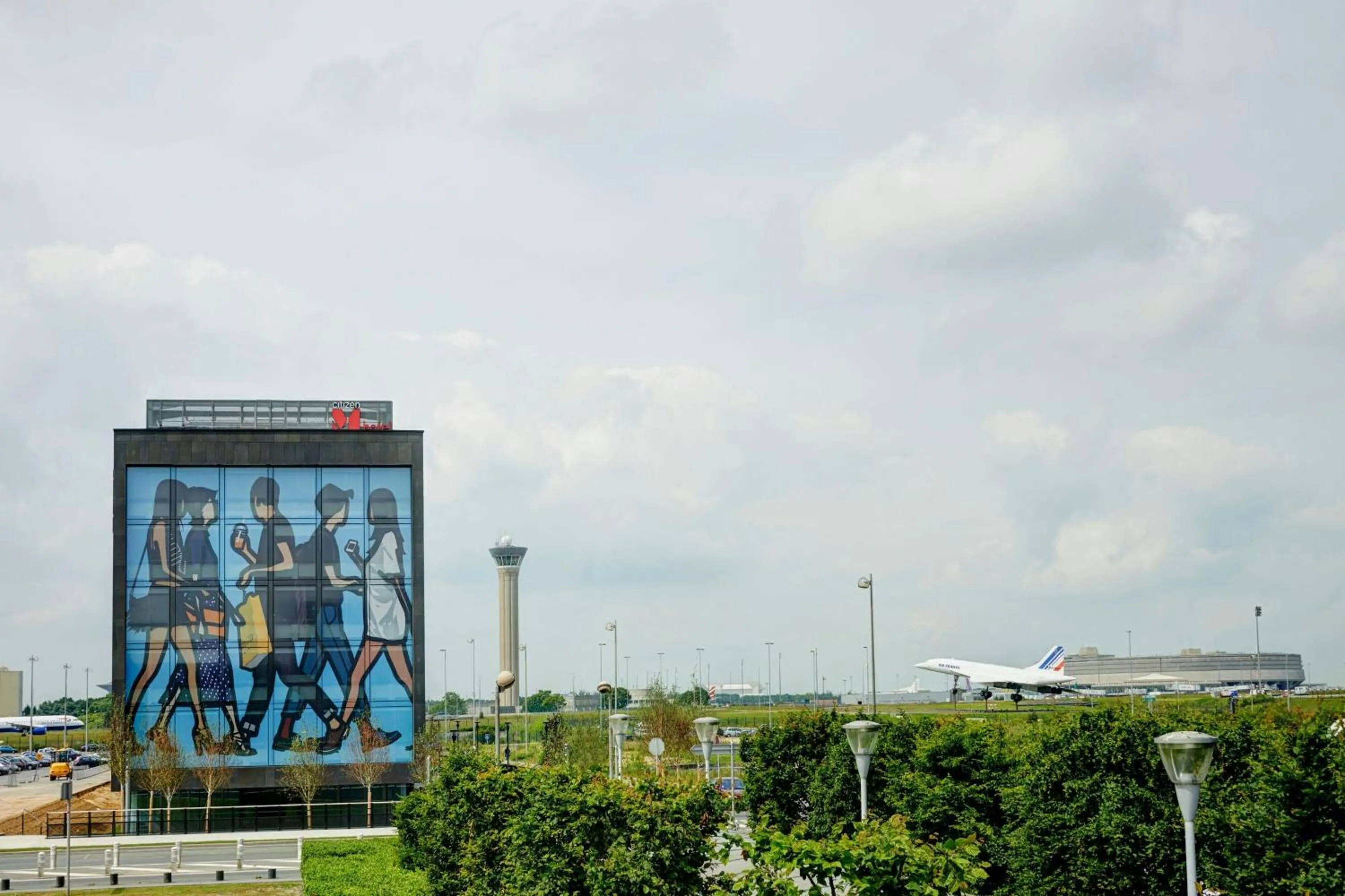 View (from property/room) in citizenM Paris Charles de Gaulle Airport