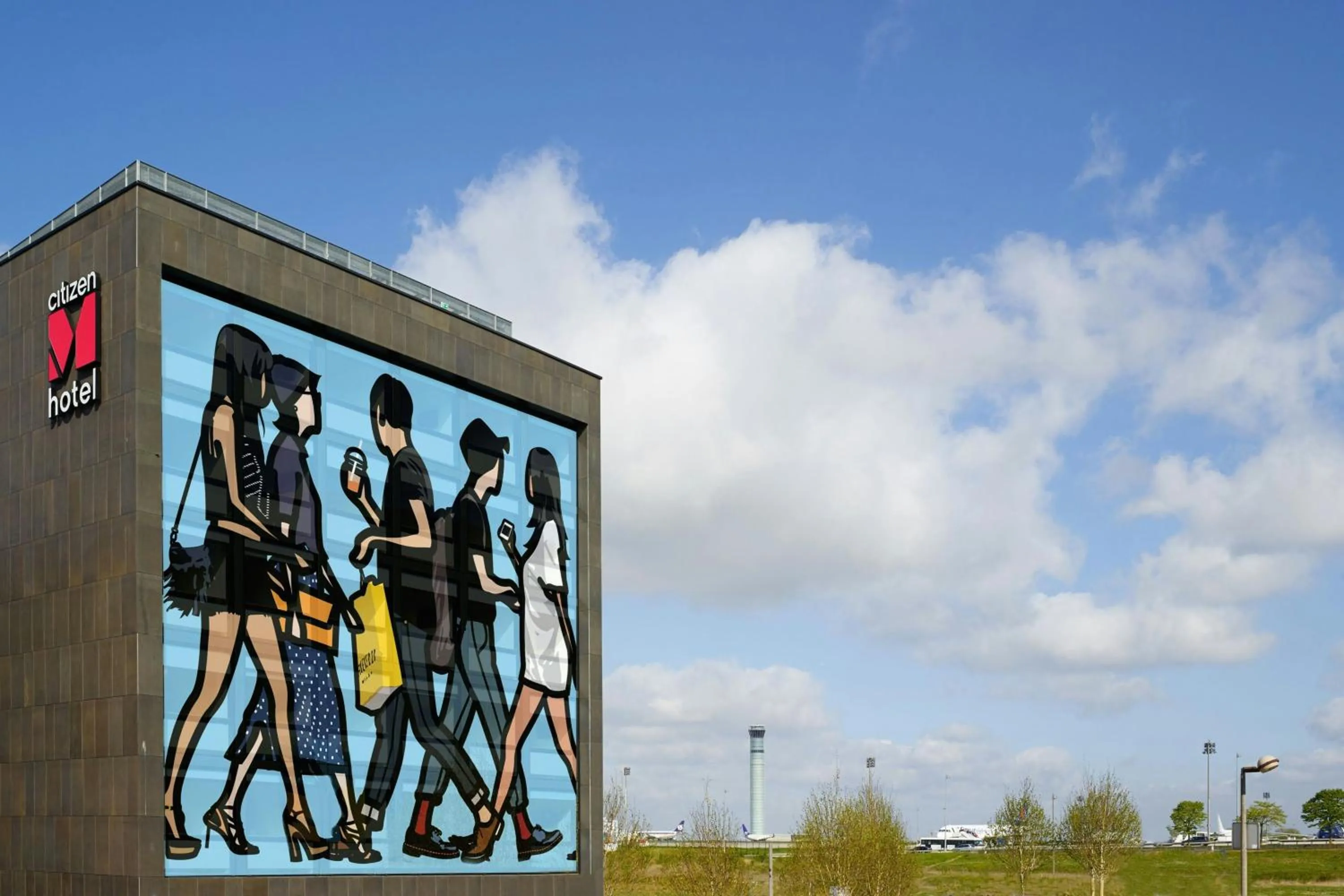 View (from property/room) in citizenM Paris Charles de Gaulle Airport