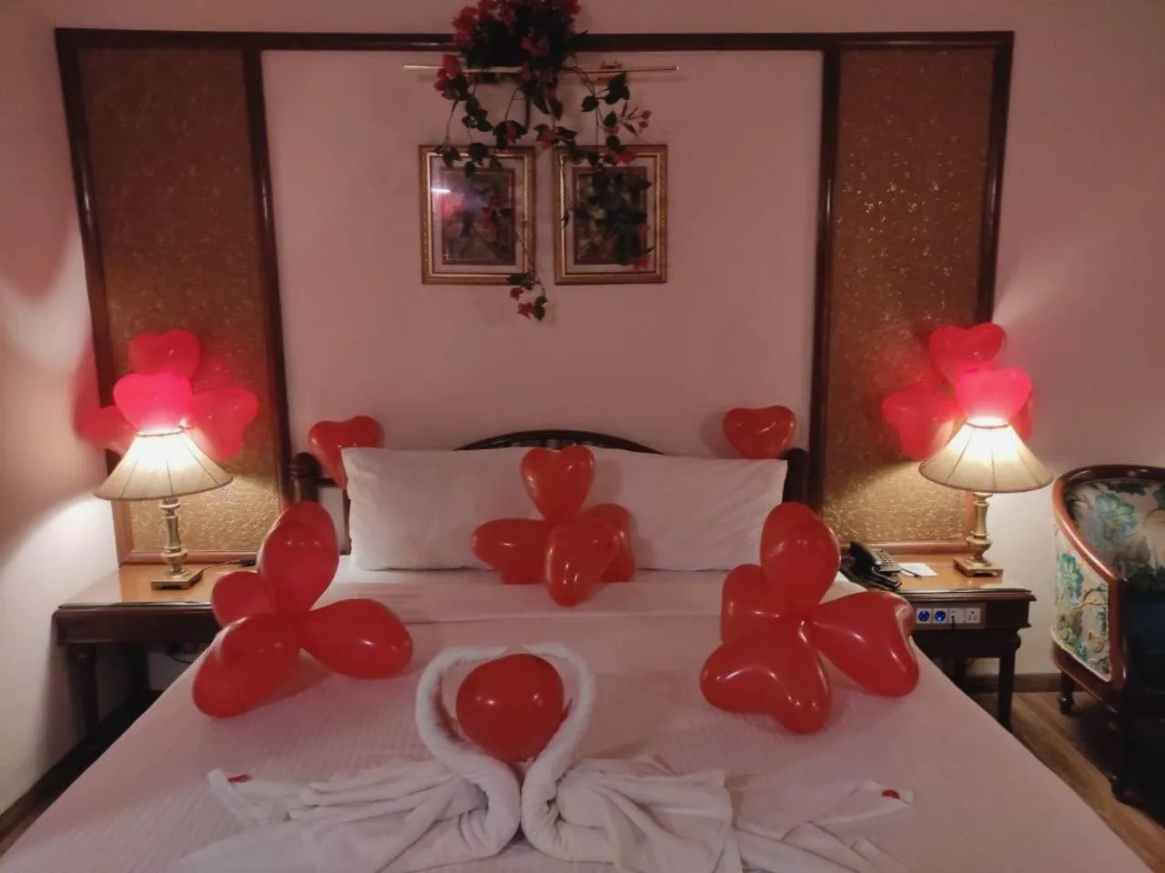 Bedroom in Noor-Us-Sabah Palace