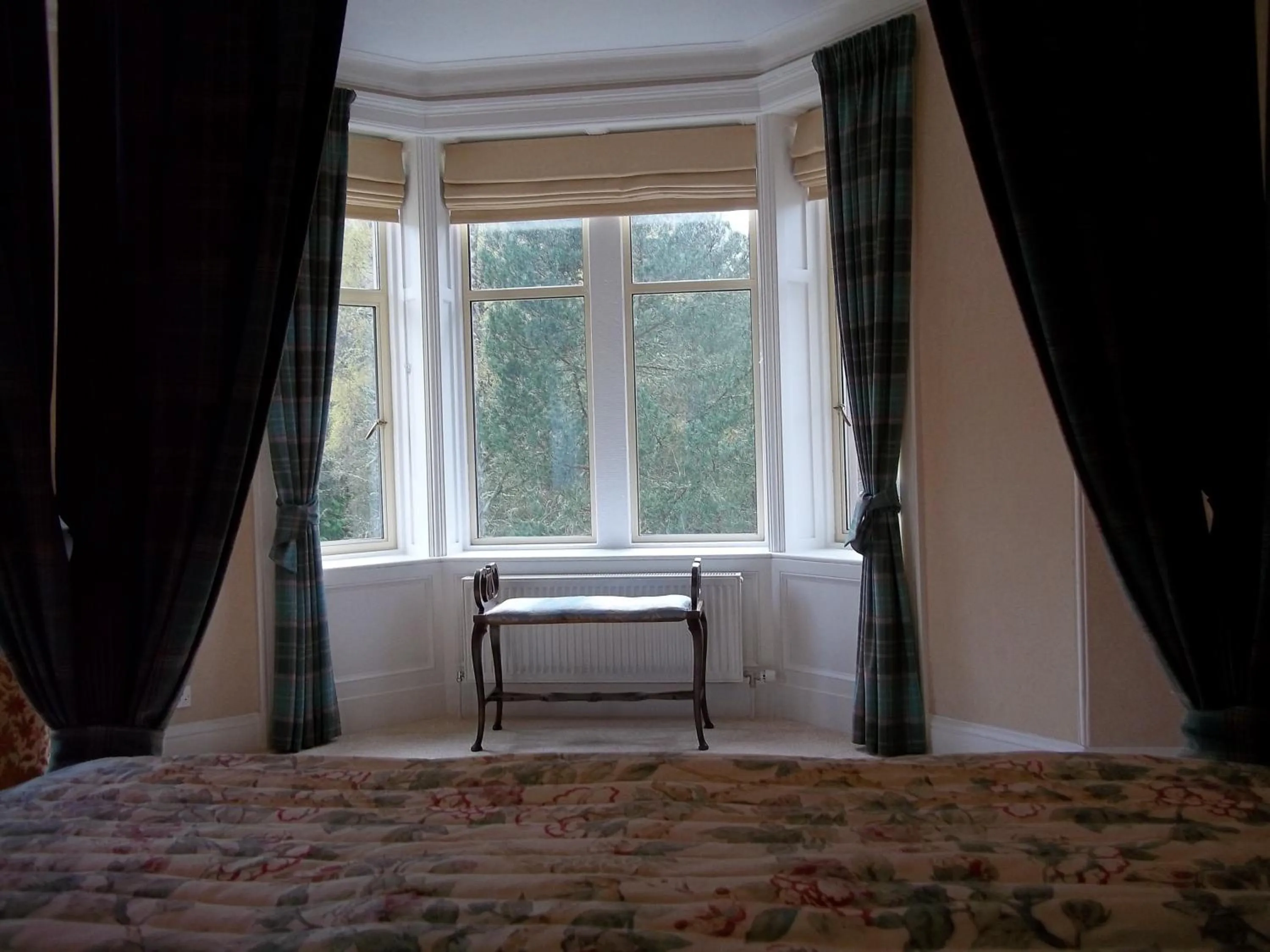 View (from property/room), Bed in Carnach House