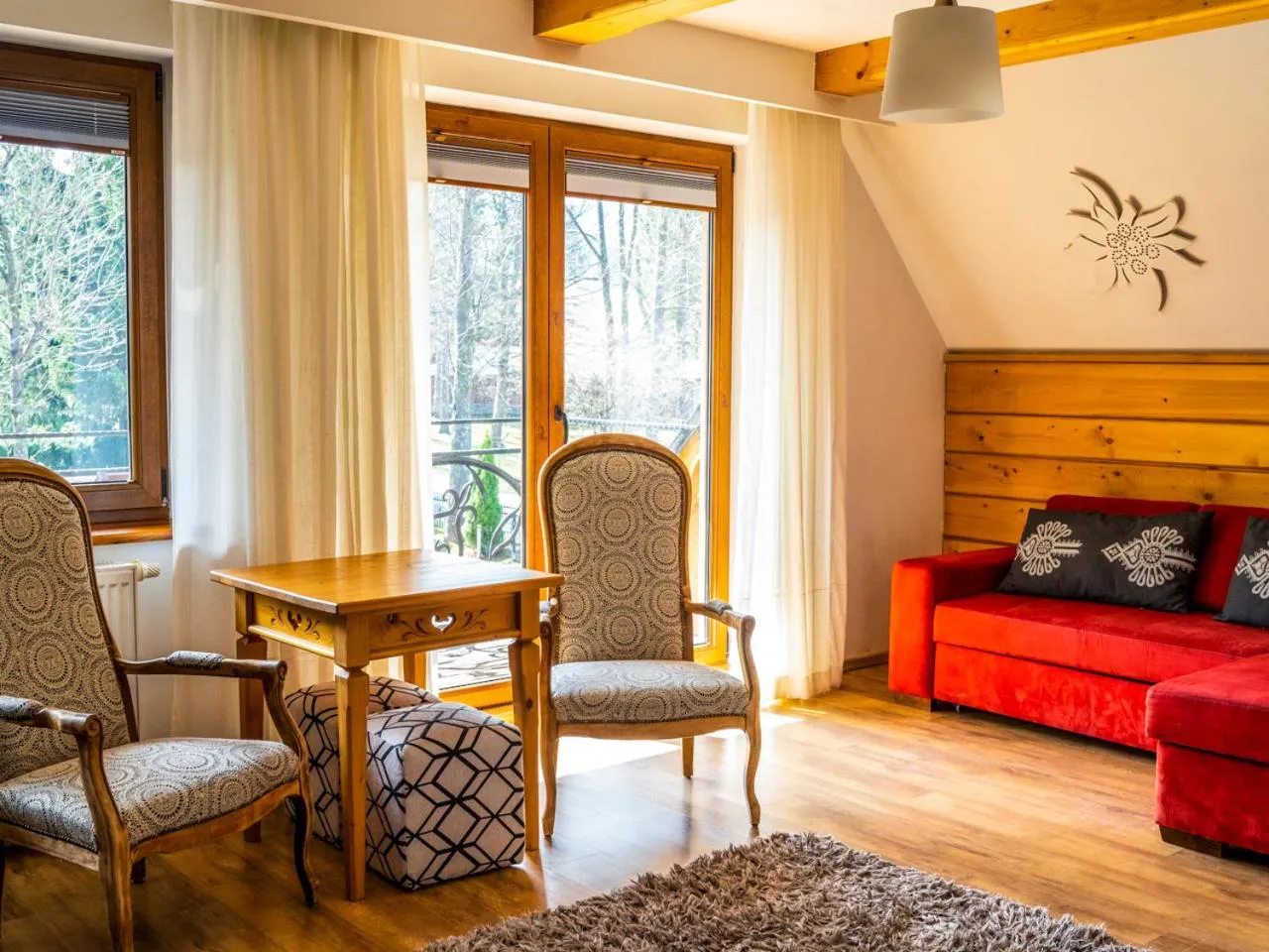 Living room in Willa Ryś