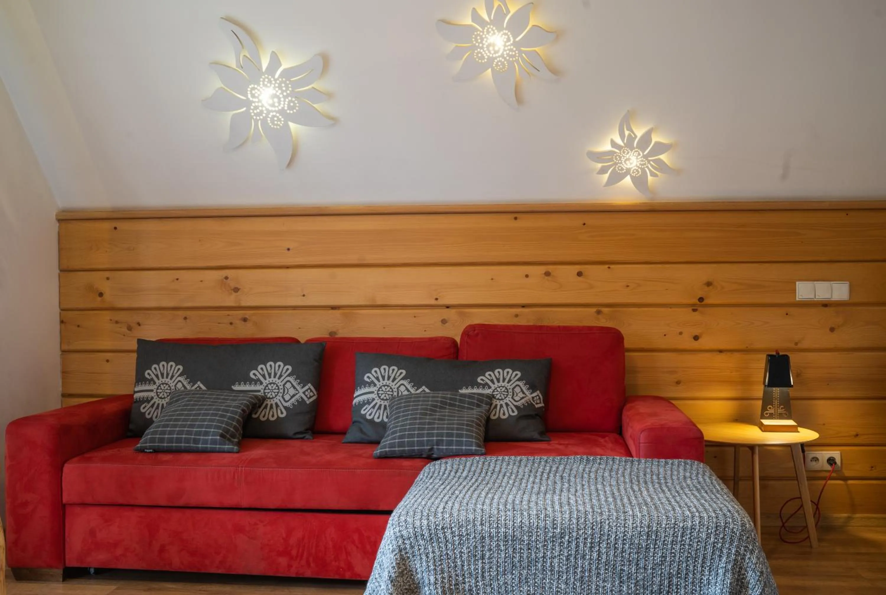 Seating area in Willa Ryś