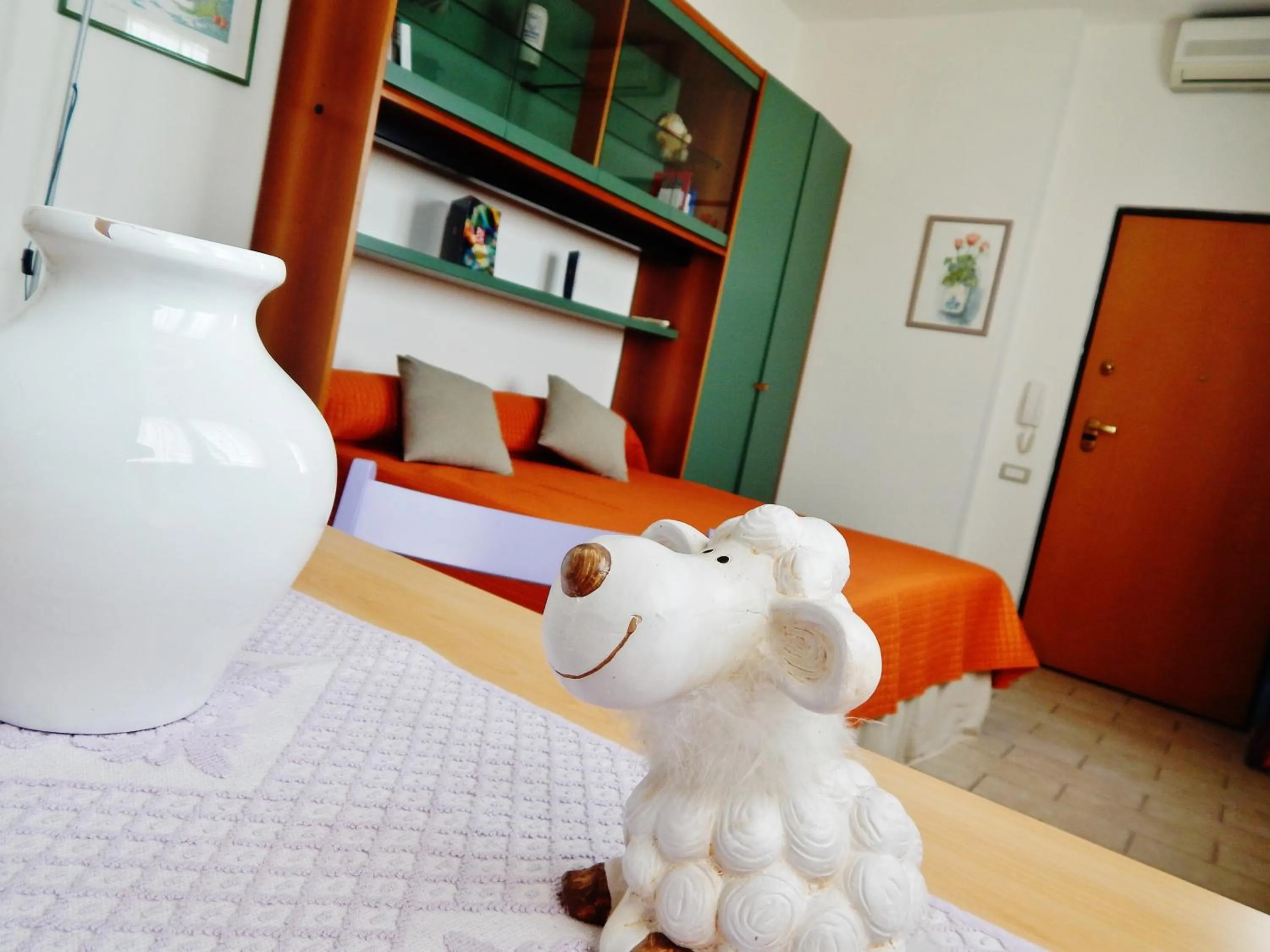 Decorative detail, Bed in Lovely Studio in Pula