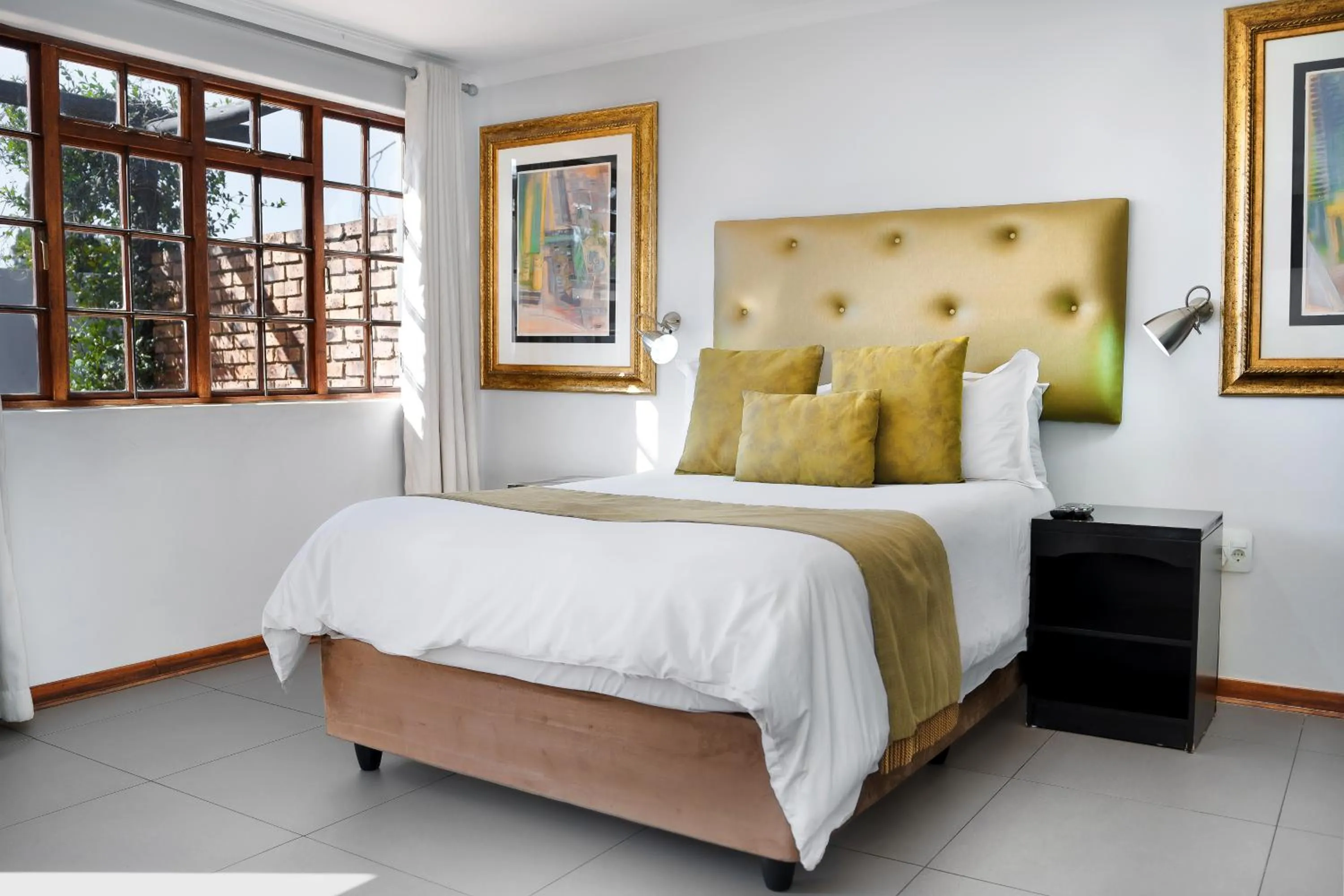 Bed in Yalla Yalla Boutique Hotel