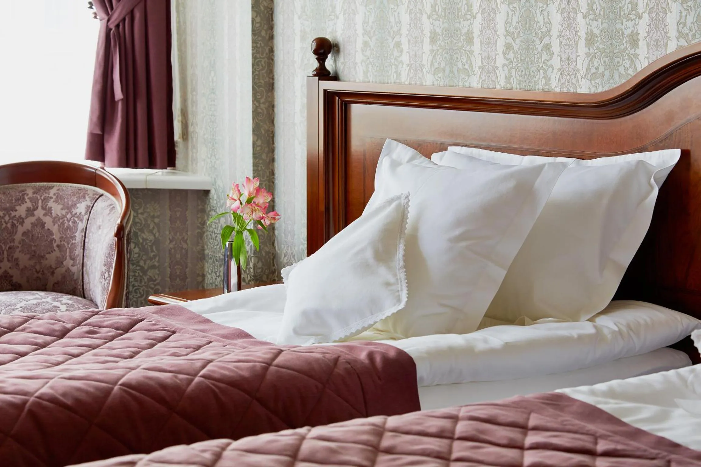 Decorative detail, Bed in Hotel Atlas Deluxe