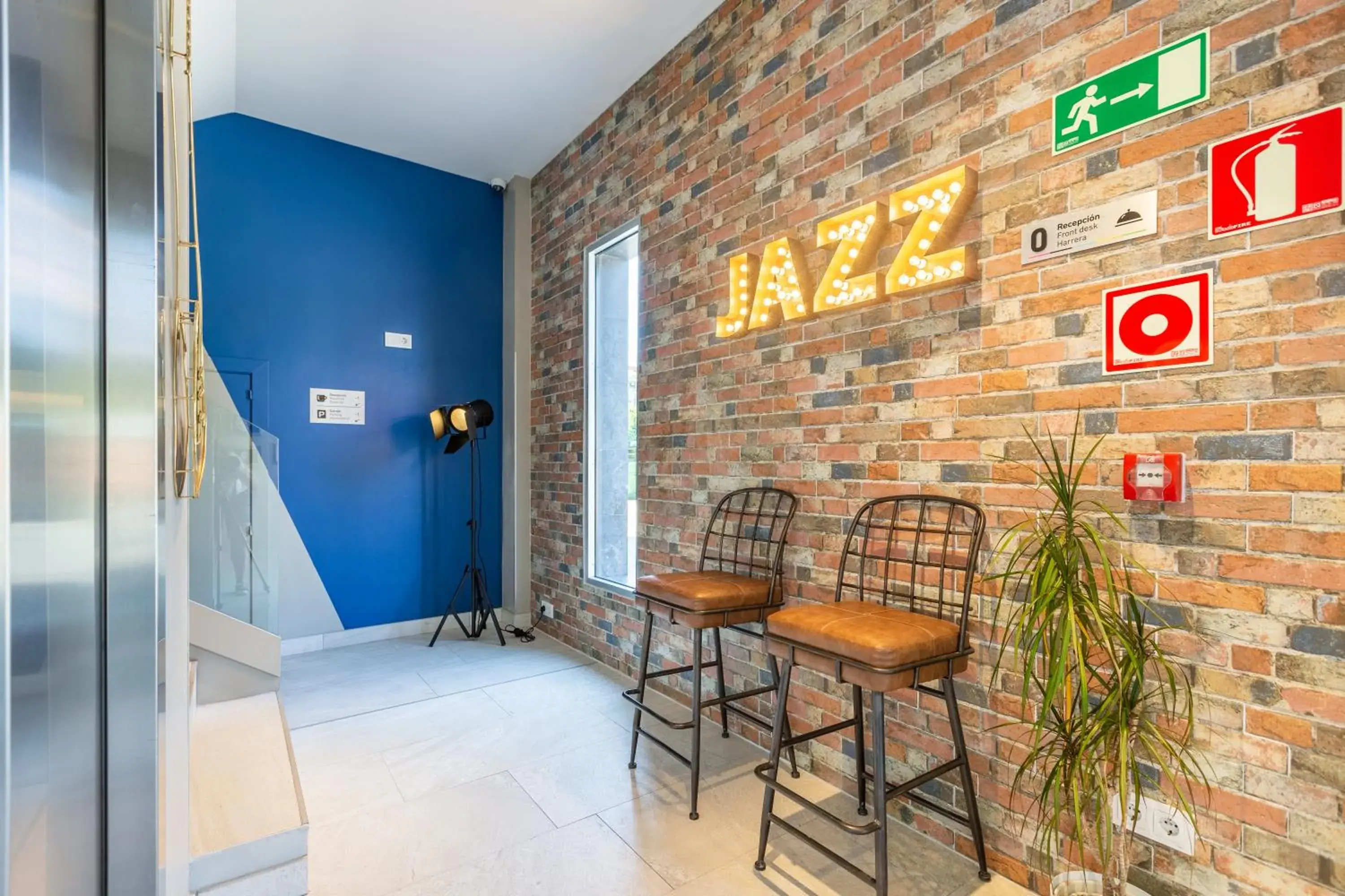 Lobby or reception in Casual del Jazz San Sebastián Lobby or reception in Casual del Jazz San Sebastián