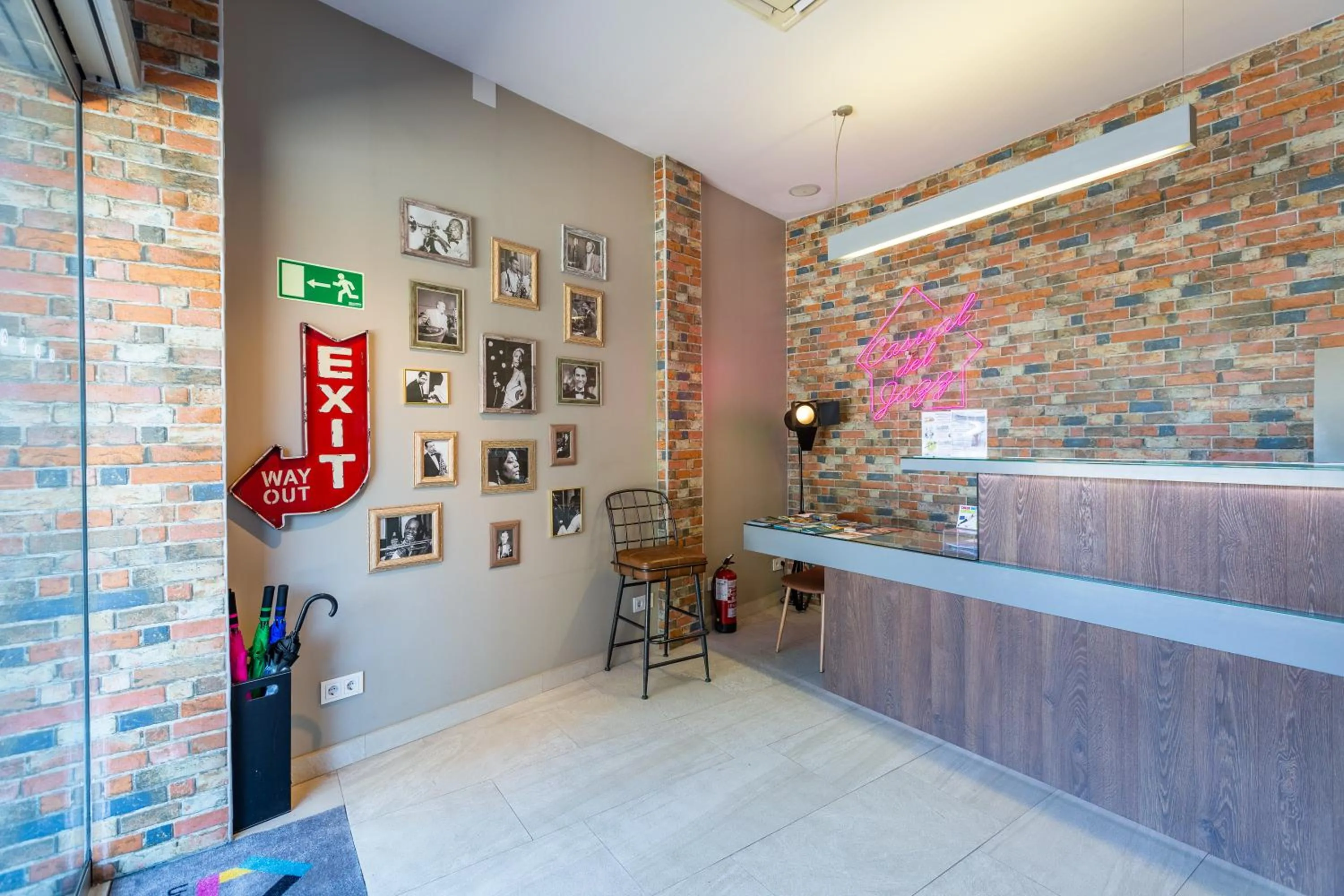 Lobby or reception in Casual del Jazz San Sebastián